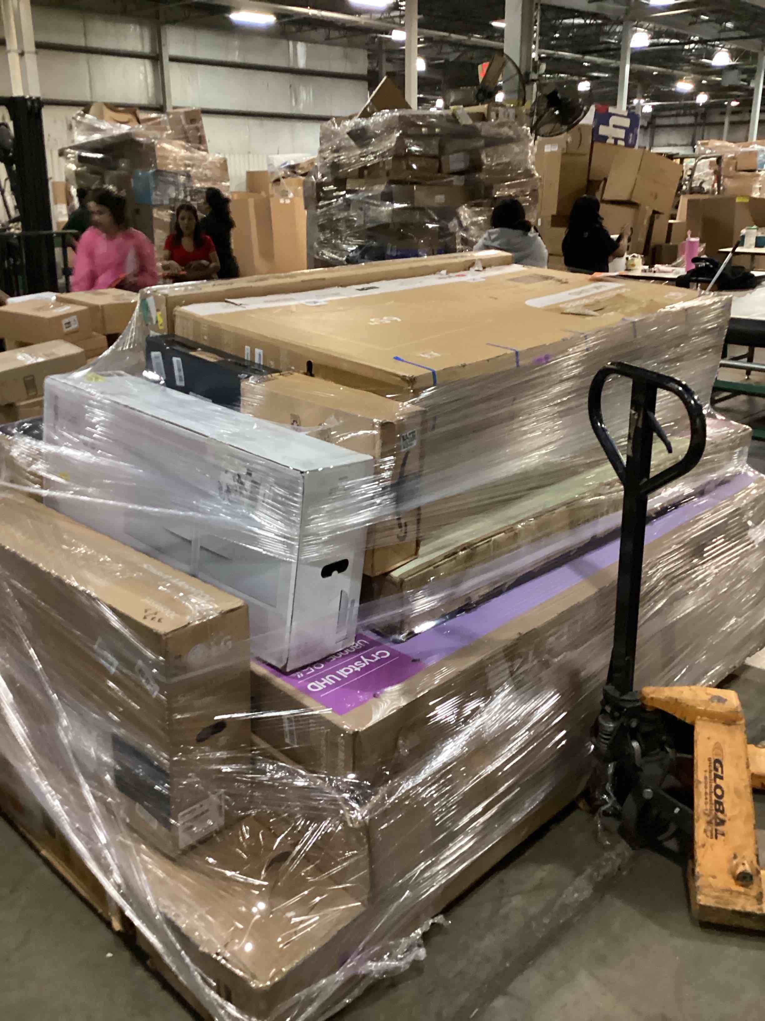 assortment of defective electronics for parts.