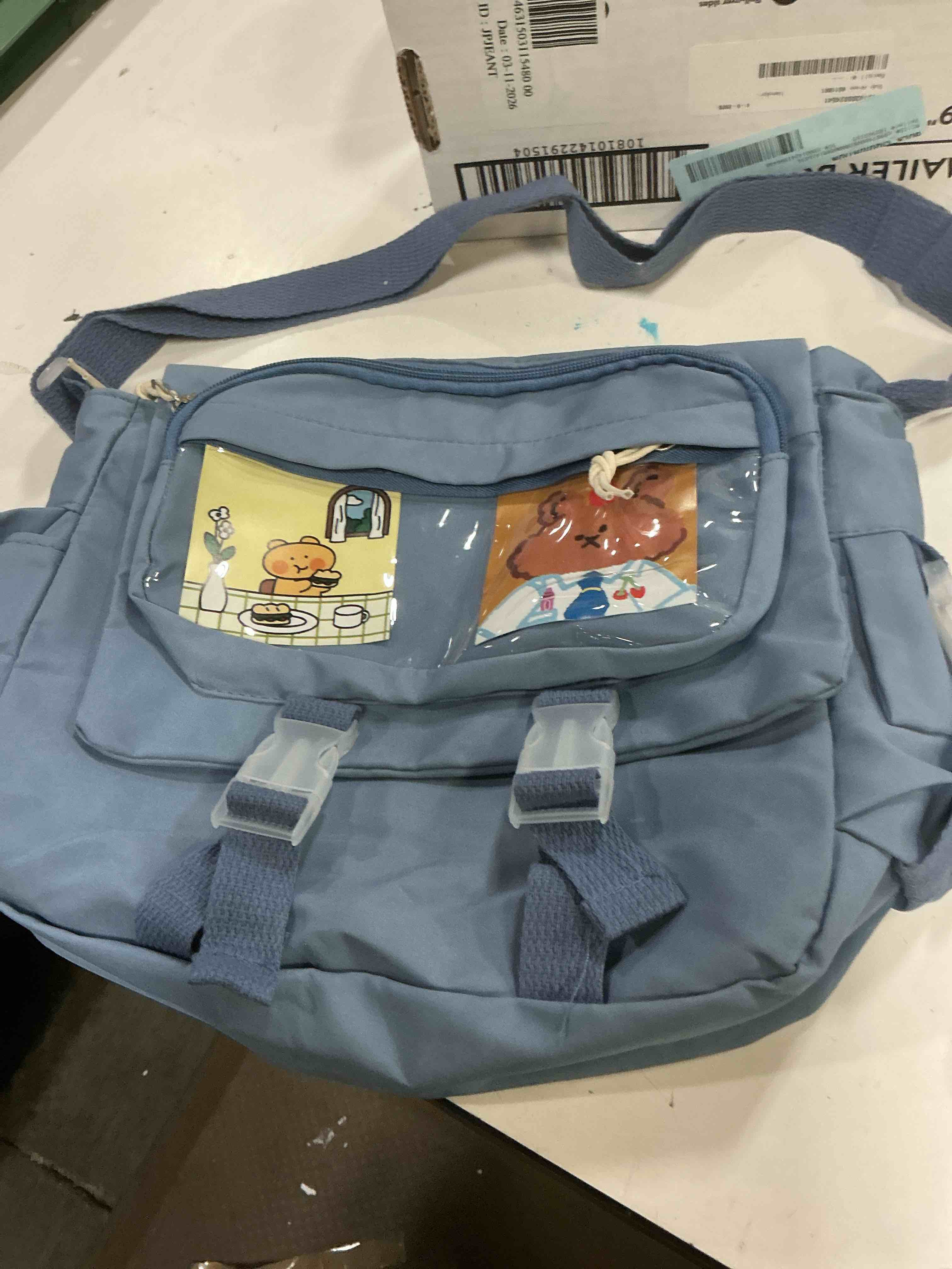 Condition photo showing Good Condition for stylish high school girls crossbody bag nylon book bag women handbags jk bags