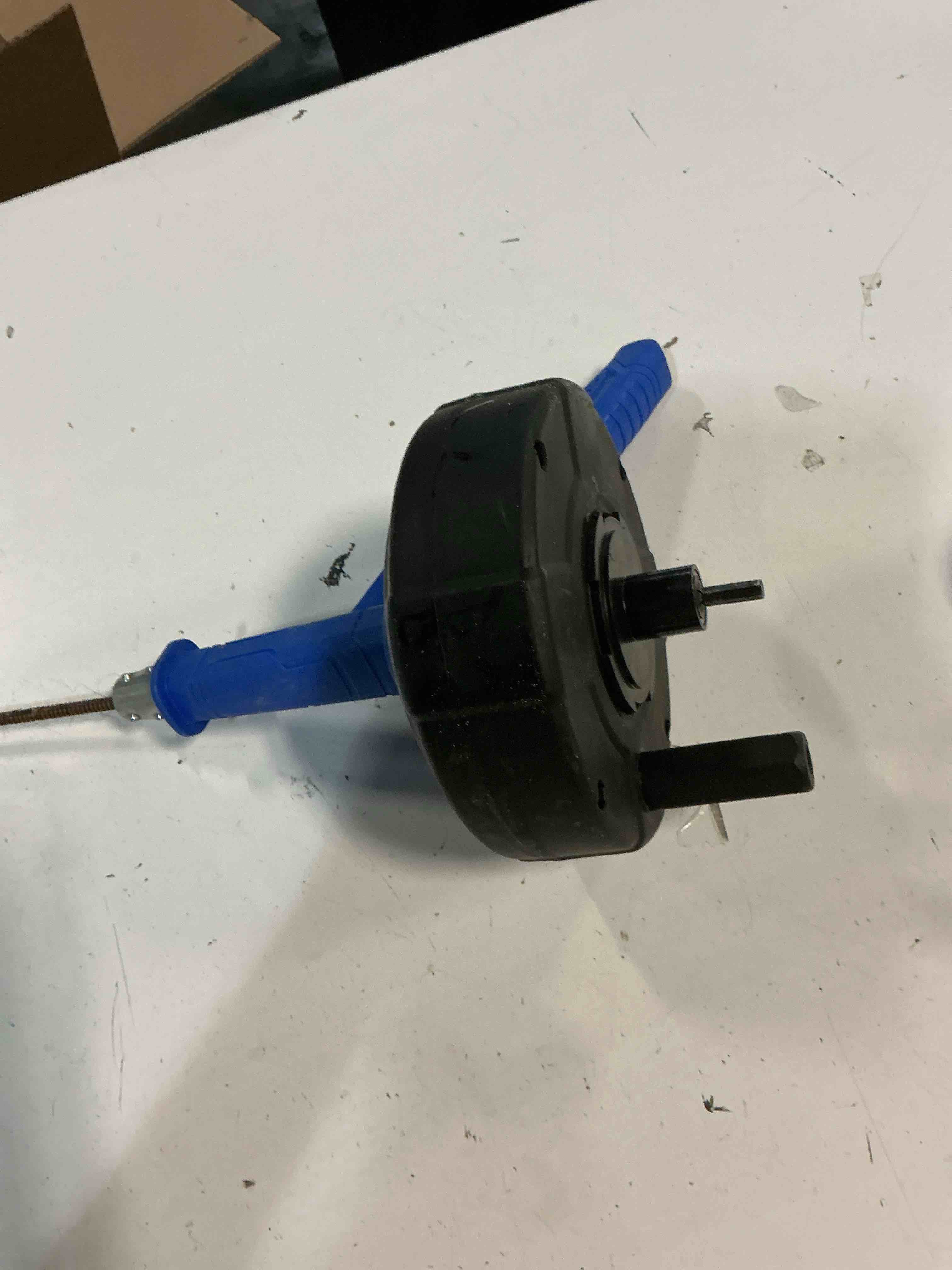 Condition photo showing As Is for kobalt 1/4-in x 25-ft high carbon wire hand auger for sink 59468