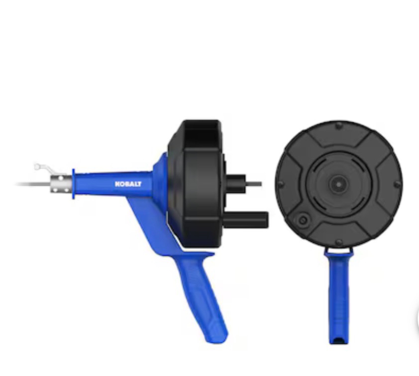 kobalt 1/4-in x 25-ft high carbon wire hand auger for sink 59468