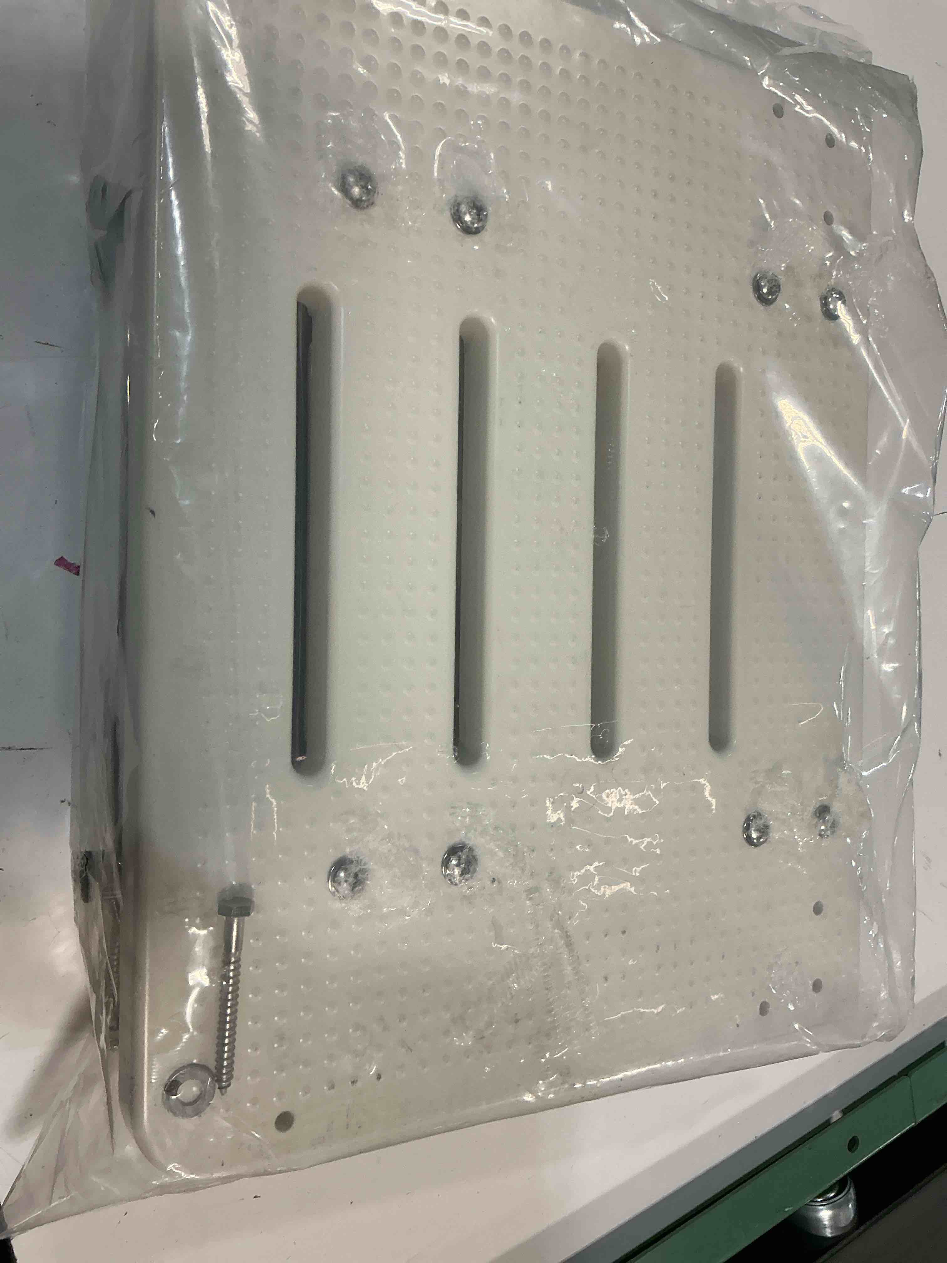 Condition photo showing Good Condition for boat platform 3 steps ladder boat swim abs inboard/outboard stainless steel