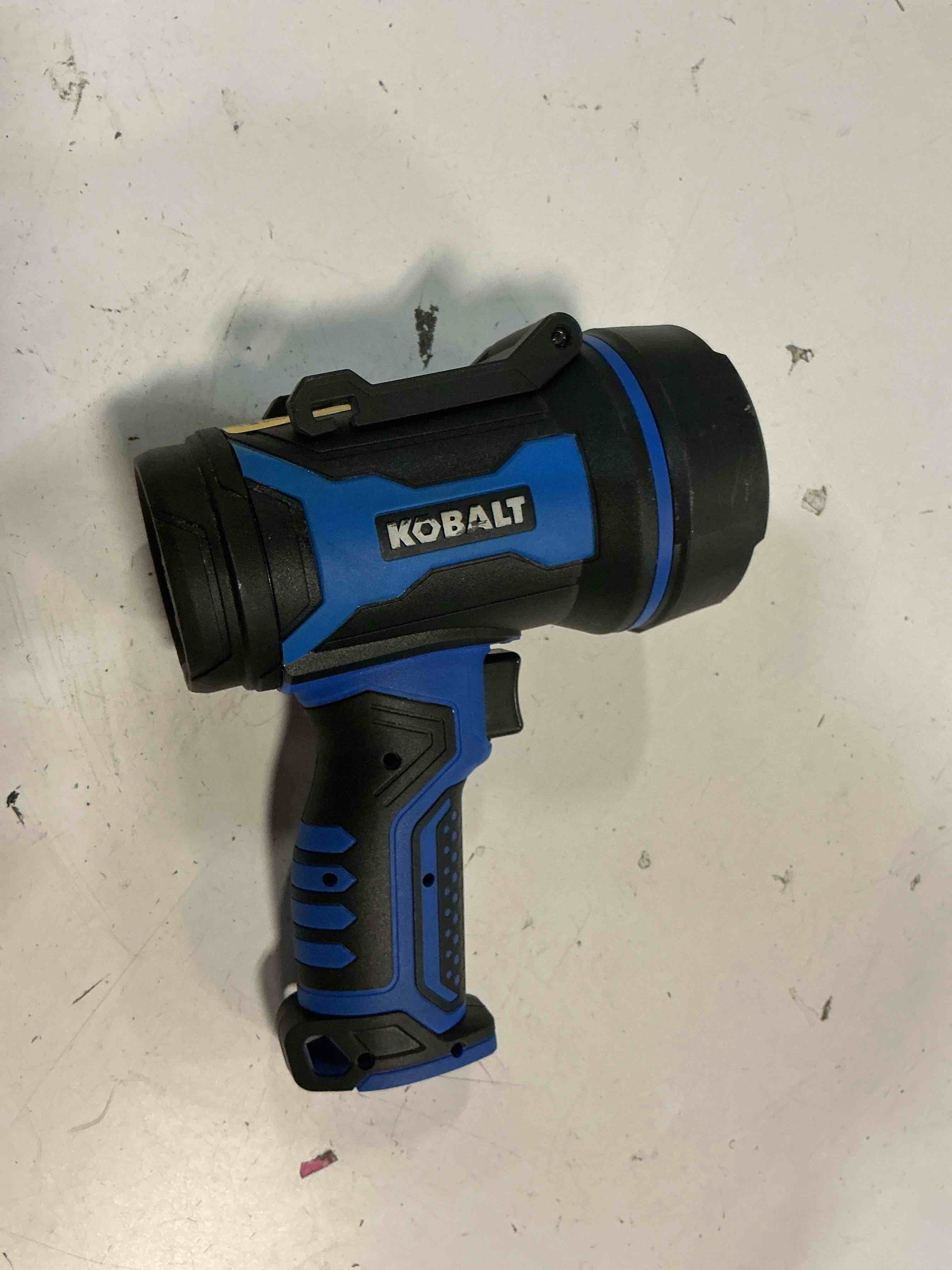 Condition photo showing Good Condition for kobalt 5000-lumen 3 -adjustable mode led rechargeable spotlight flashlight