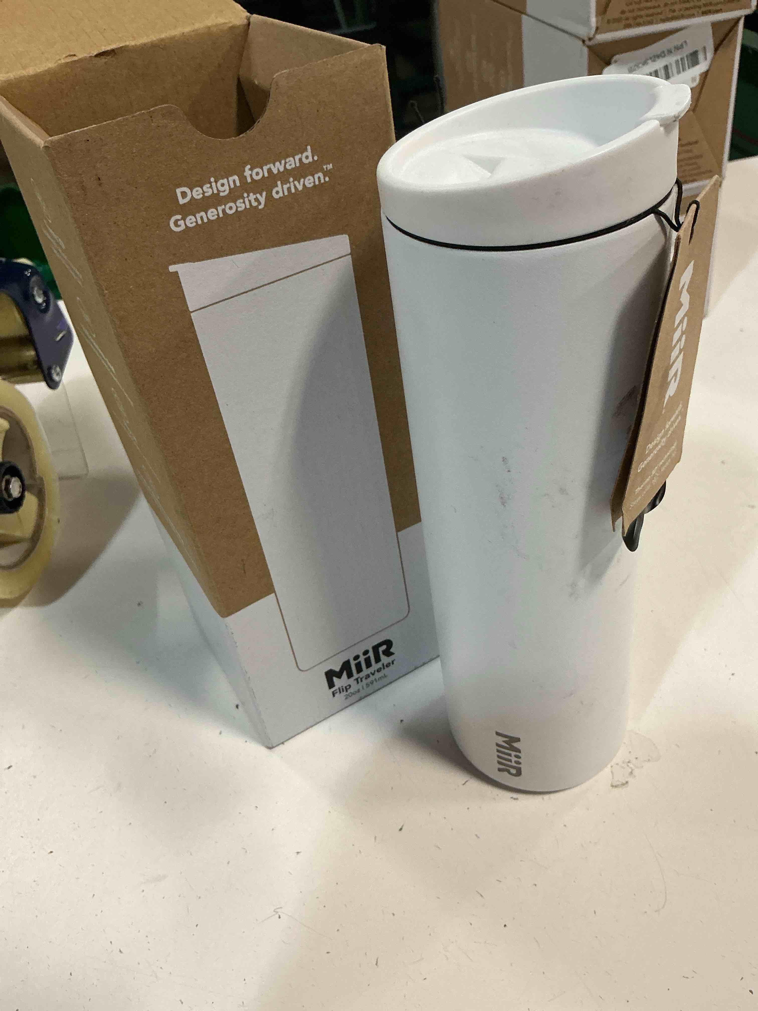 Condition photo showing As Is for miir flip traveler 20oz