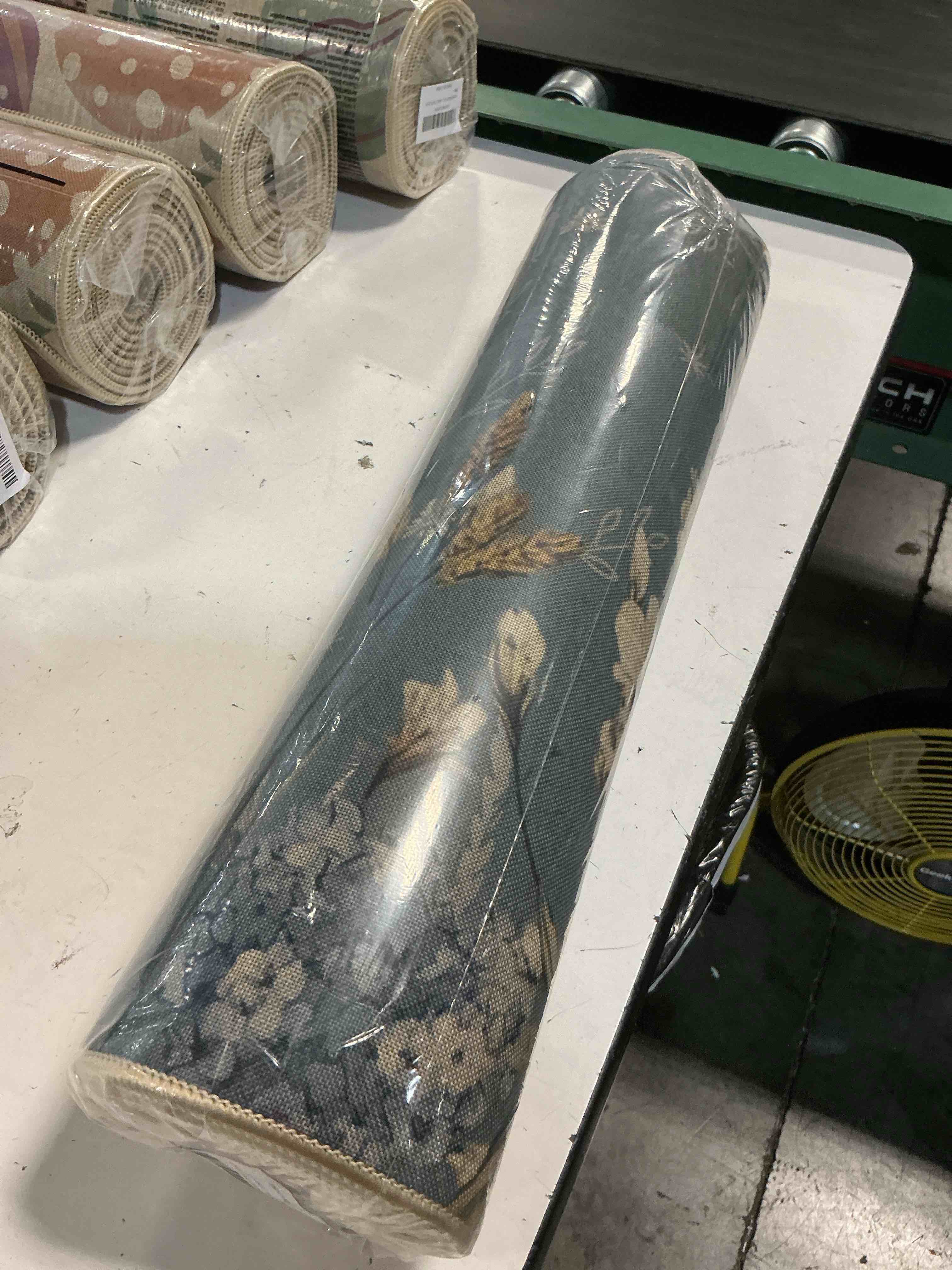 Condition photo showing Brand New for artoid mode rabbit flowers bunny easter kitchen mats set of 2, spring home decor low-profile kitchen rugs for floor - 17x29 and 17x47 inch 17" x 29" /17" x 47" blue
