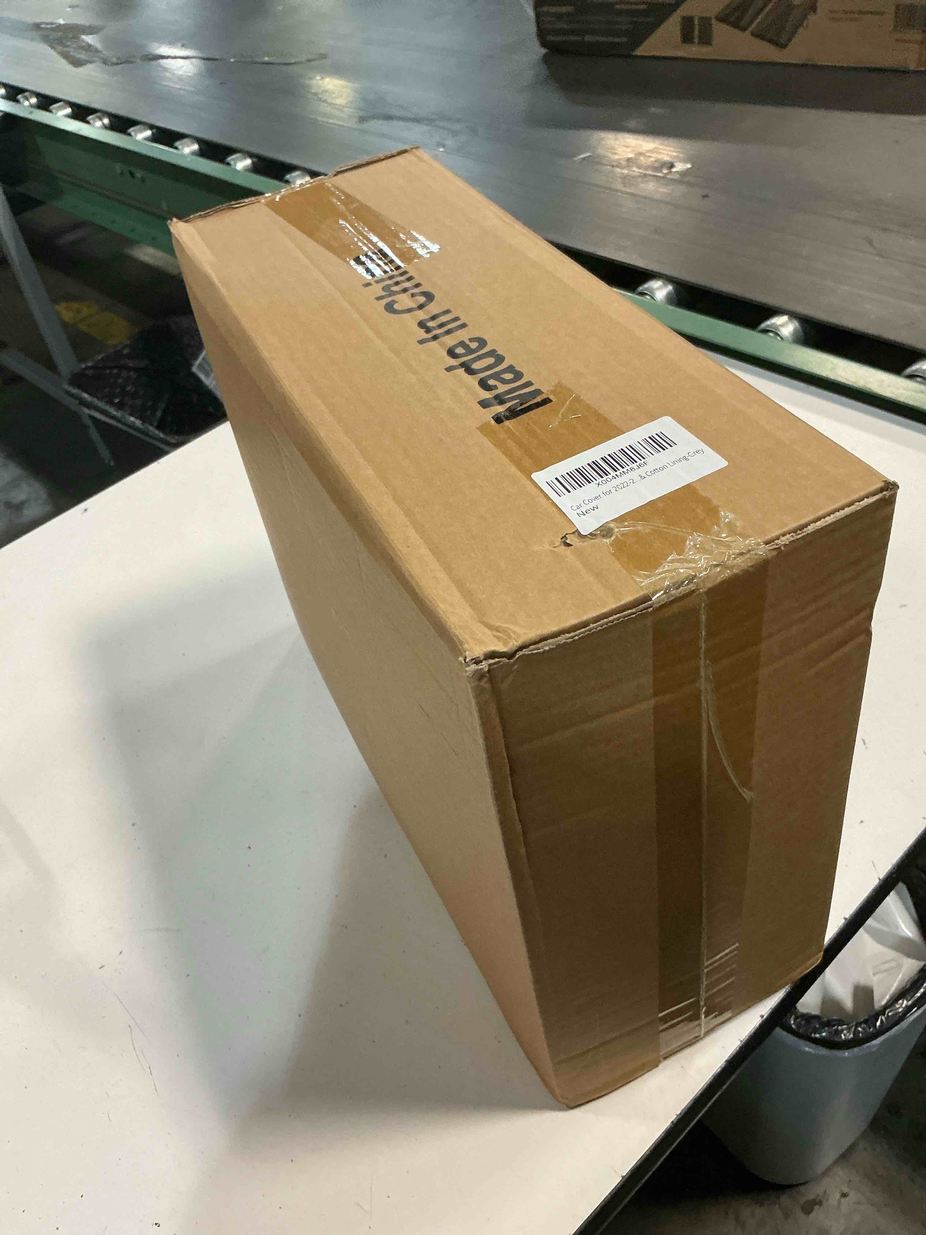Condition photo showing New/Like New for car cover for 2022-2025 jeep wagoneer l/grand wagoneer l, waterproof custom-fit all weather sun rain uv dust snow protection outdoor wagoneer l full car cover with door zipper and cotton lining-grey wagoneer l cover