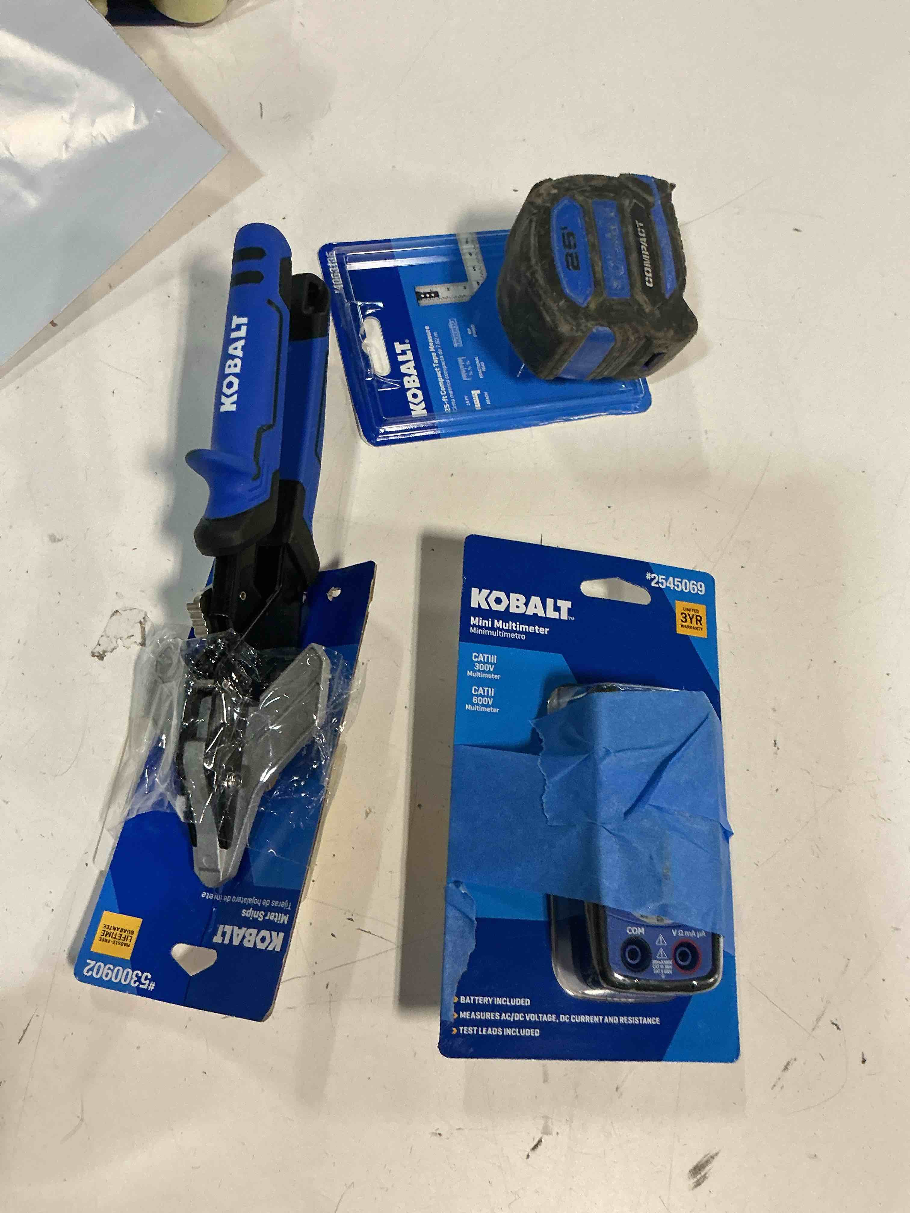 Condition photo showing As Is for assorted home improvement lot (small tools, screw, home accessories, etc.)