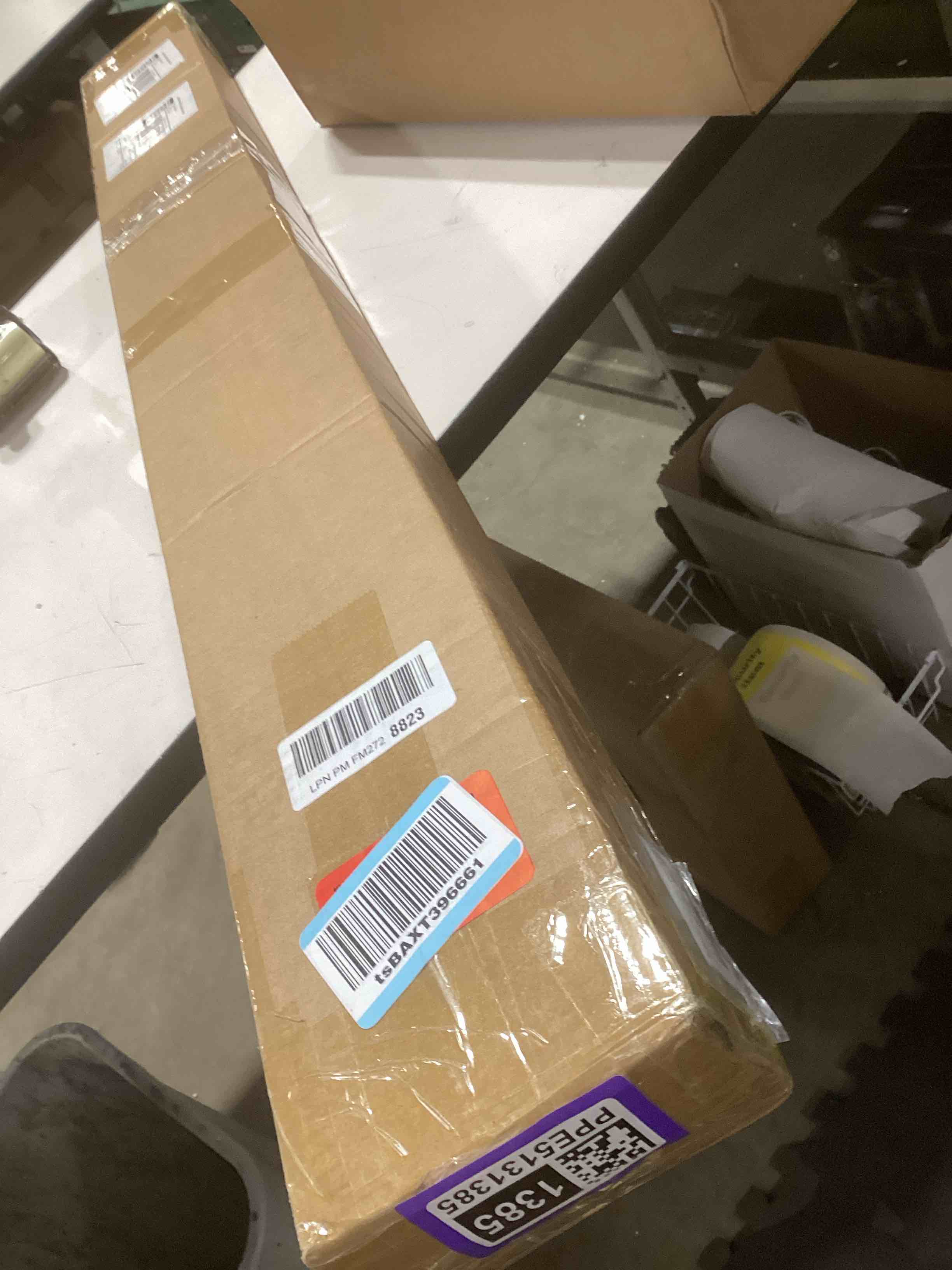 Condition photo showing Good Condition for 2 pcs 1.25" high universal garage threshold seal strip flexible total length 8'3" garage door flood bottom barrier seal diy pvc weather stripping replacement, not include adhesive