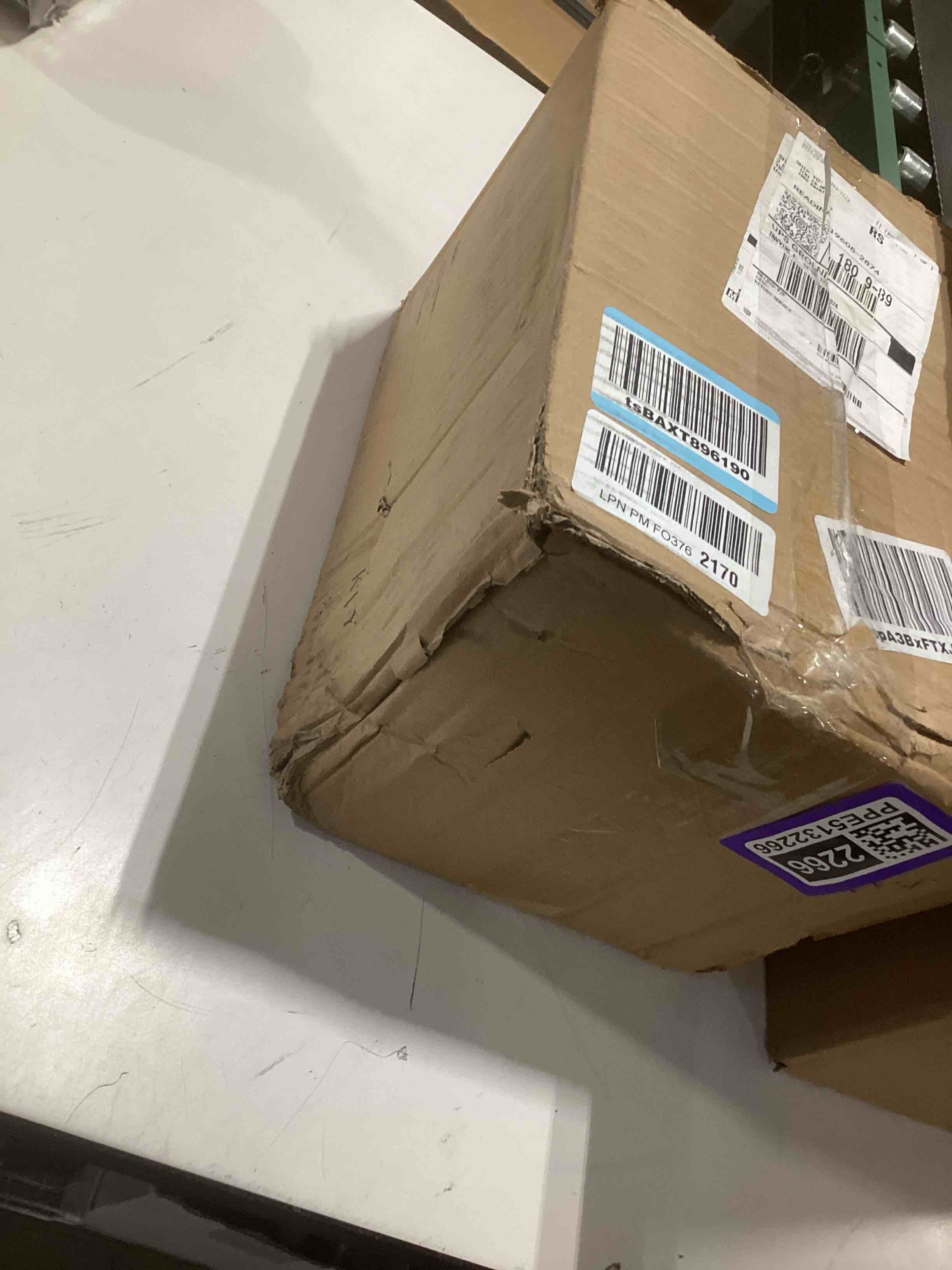 Condition photo showing As Is for kivy spice drawer organizer with 24 spice jars & 240 labels - seasoning rack for organization - kitchen drawer insert for spice jars - glass seasoning jars with airtight lids - glass spice jars empty bamboo white