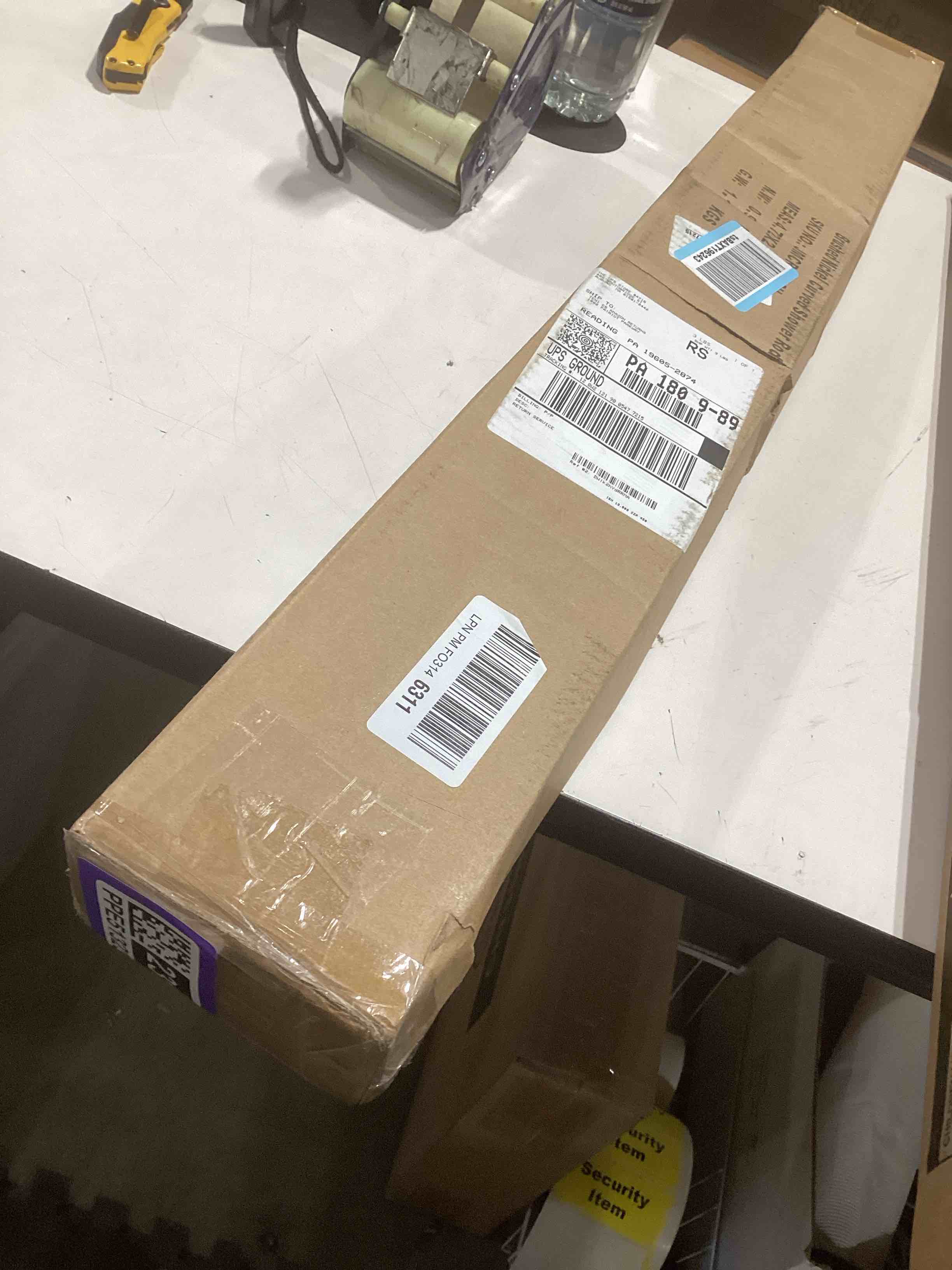 Condition photo showing Good Condition for curved shower curtain rod for bathroom 38-72 inches, adjustable length, curved shower rod, metal rods&brackets, round shower curtain rods, rotate bracket for large shower space, need drilling, nickle brush nickel