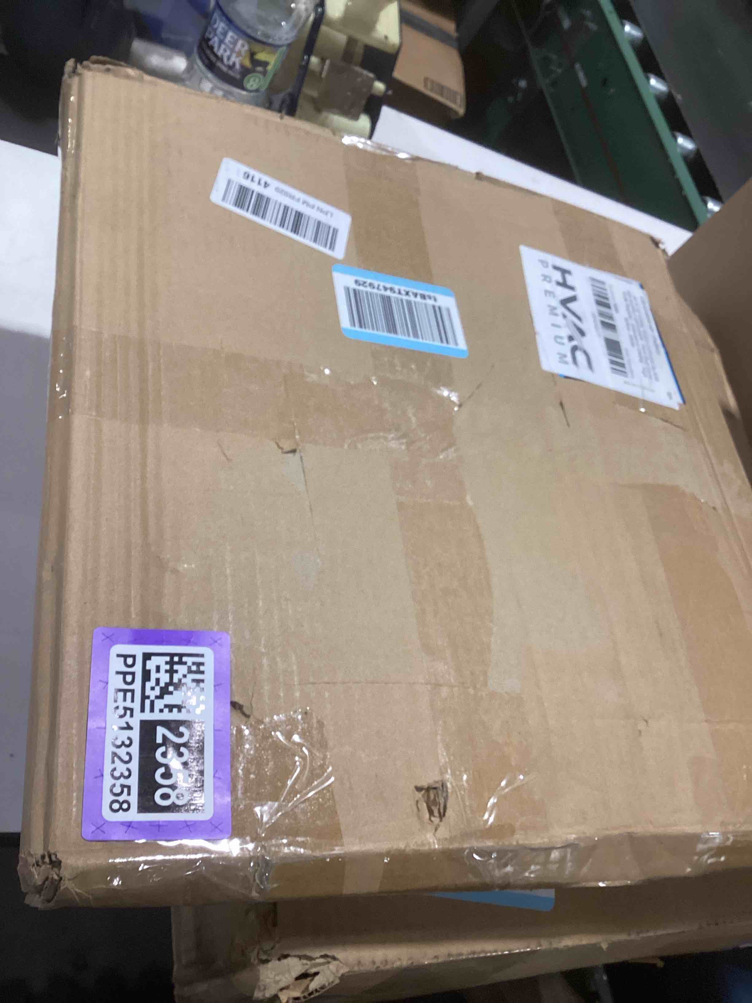 Condition photo showing Good Condition for hvac premium 14"w x 14"h [duct opening] 4-way fixed curved blade air supply diffuser register vent cover grille [outer dimensions: 15.75"w x 15.75"h]