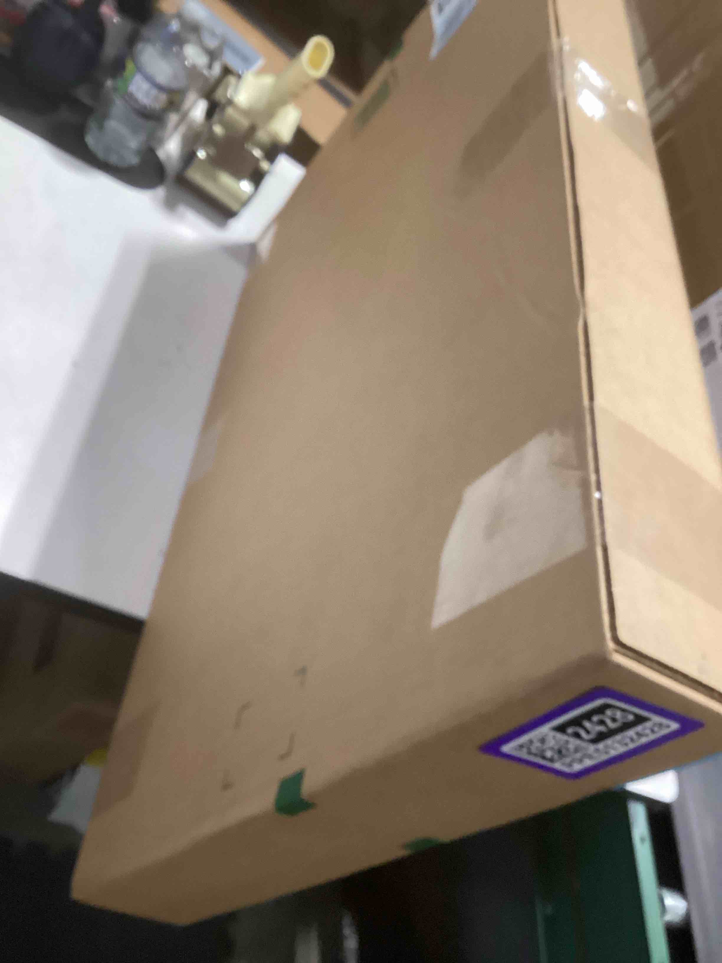 Condition photo showing Good Condition for saiji laptop bed tray table, adjustable pvc leather laptop bed table, portable standing desk with storage drawer, foldable lap tablet table for sofa couch floor (dark black)