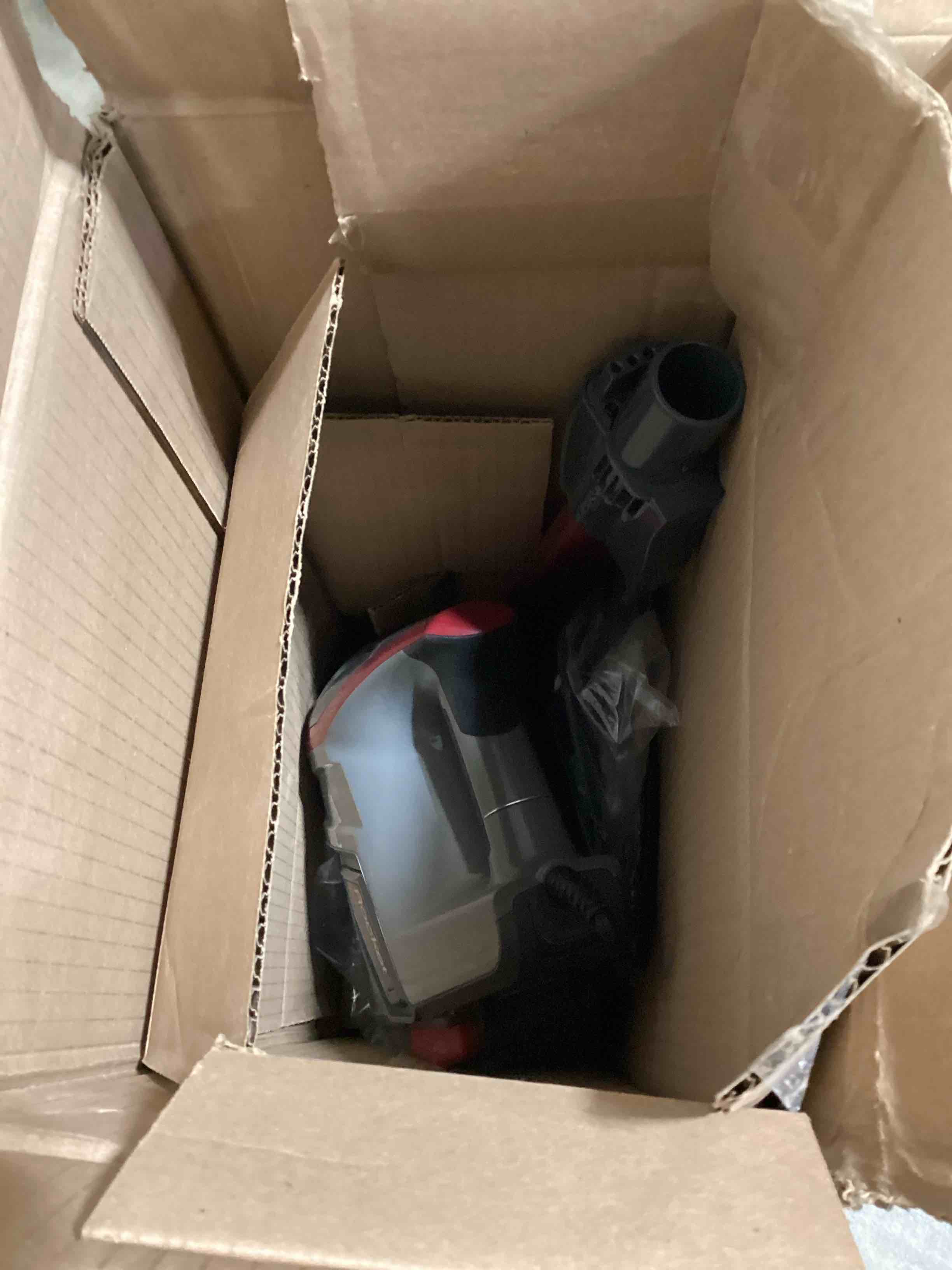 Condition photo showing New/Like New for shark hv370 rocket pro corded stick vacuum, comet red (renewed)