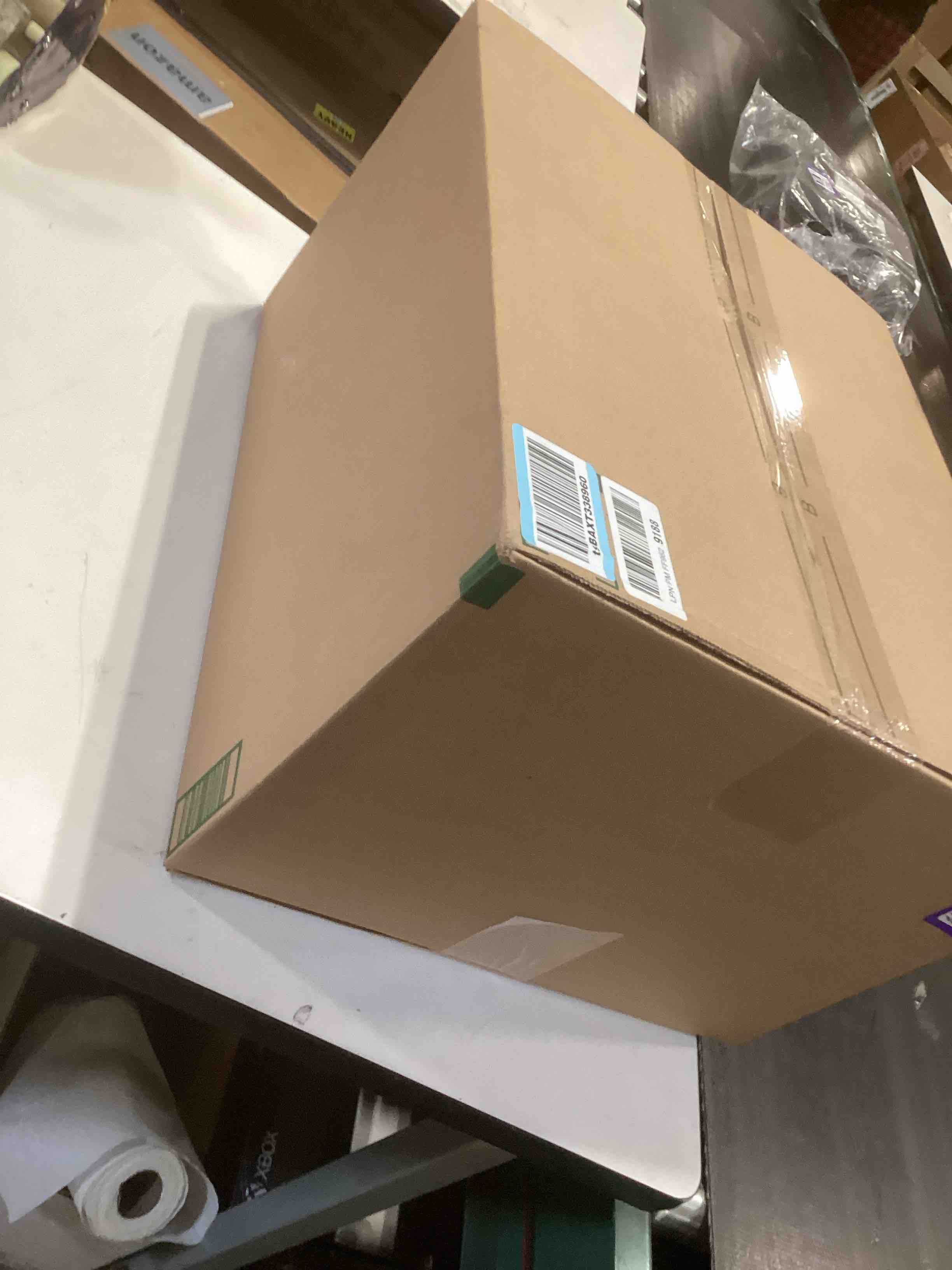 Condition photo showing Good Condition for electric heated blanket king size, dual control fast heating sherpa blanket, 8 heating levels & 10 hours auto off, machine washable with etl & fcc certified, grey plaid grey white king