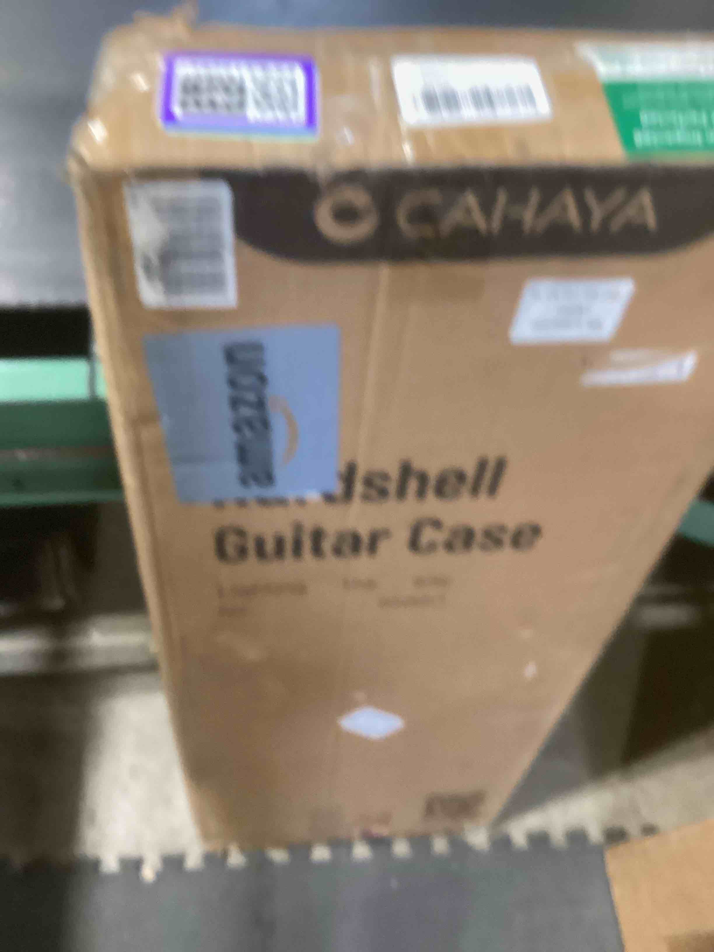 Condition photo showing Good Condition for cahaya electric guitar hard shell case - portable square hardshell for standard electric guitar - black universal electric guitar case
