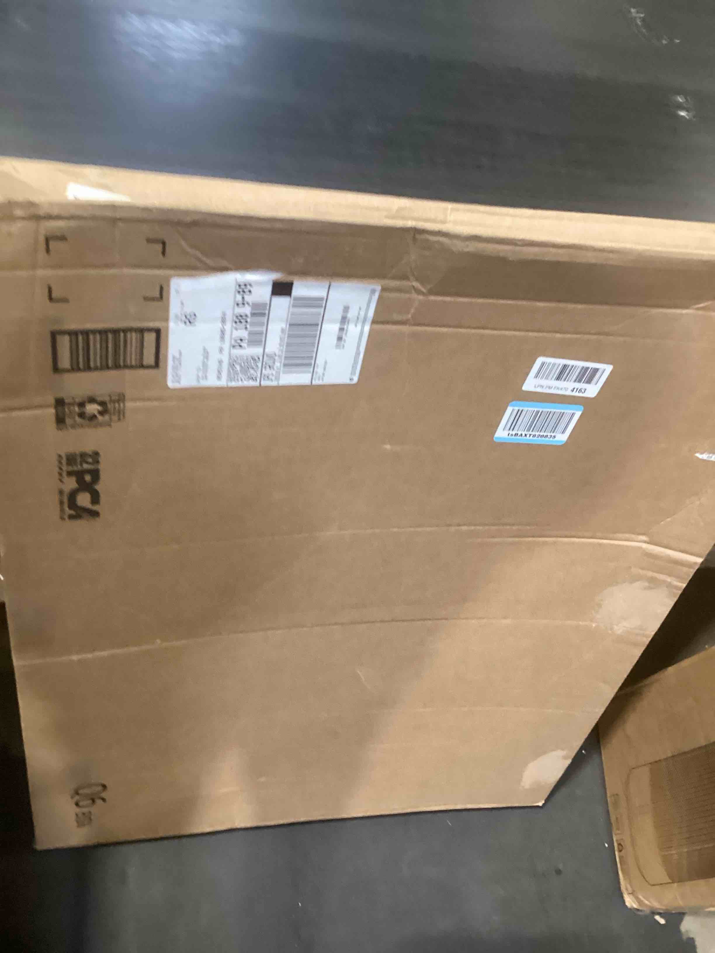 Condition photo showing As Is for 3x3 picture frame black for tabletop, 3 x 3 square photo frame with shatter resistant plexiglass, sturdy 3 by 3 poster frame, black black 3x3 inch