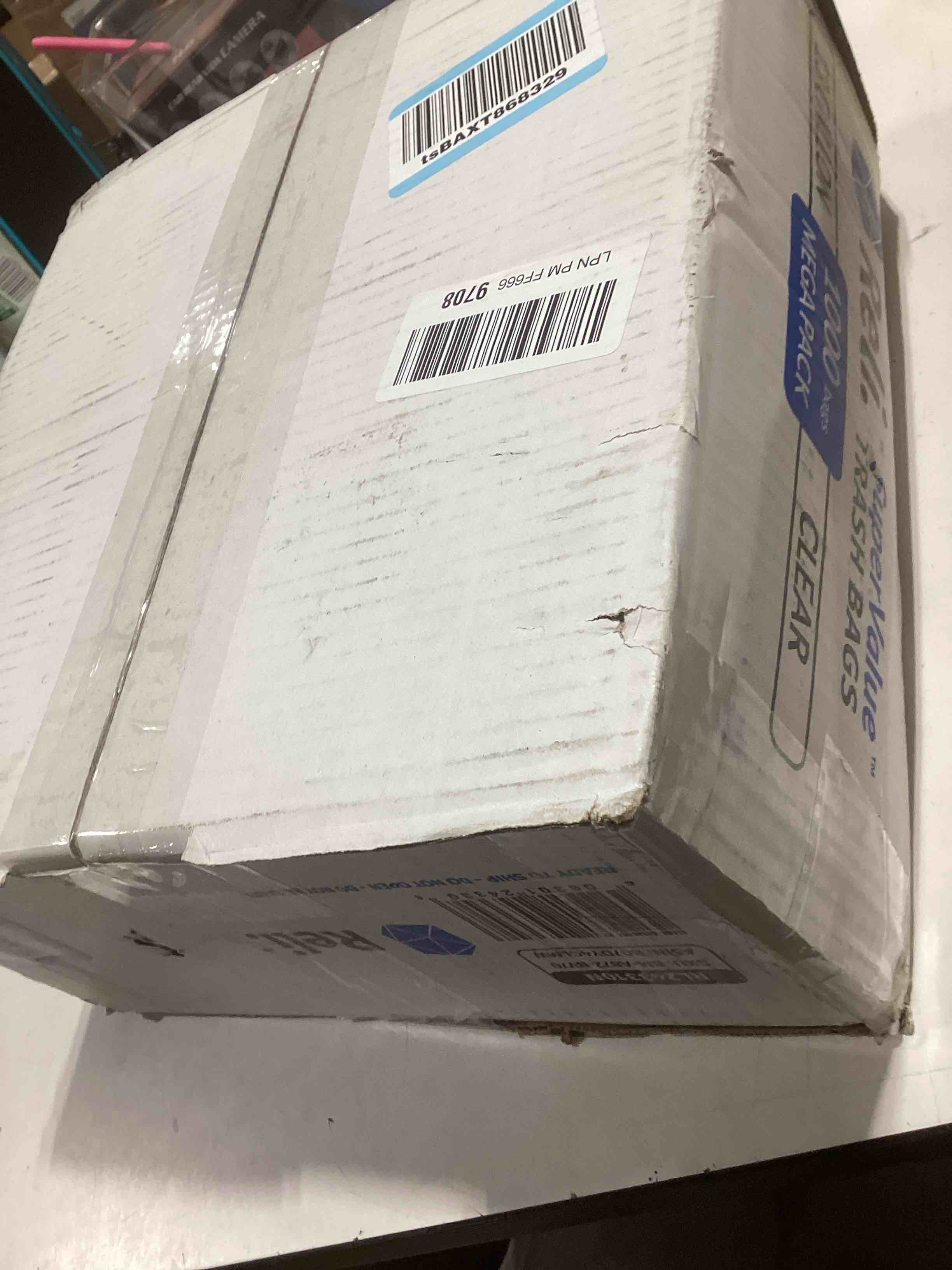 Condition photo showing Good Condition for reli. supervalue 13 gallon trash bags | 1000 count bulk | tall kitchen | can liners | clear multi-use garbage bags