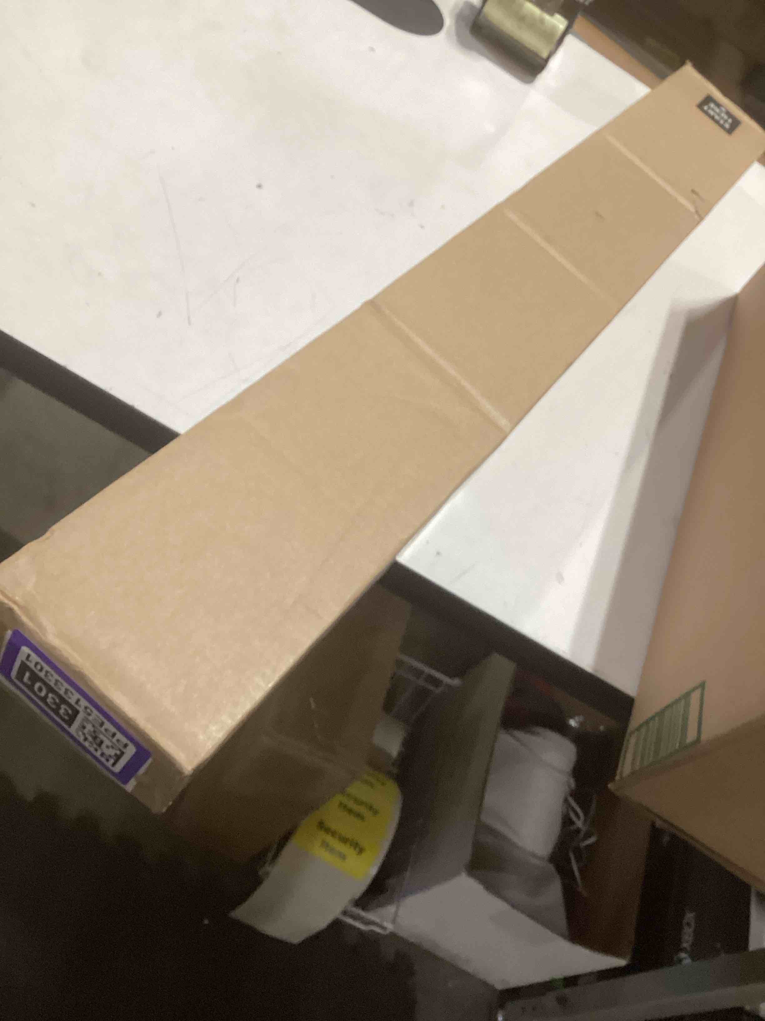 Condition photo showing Good Condition for chicology cordless roman shade, light filtering privacy liner, textured belgian snow fabric, true-to-size 33" w x 64" h, inside/outside/ceiling mount window treatment for living room bedroom belgian snow (privacy & light filtering) 33"w x 64"h