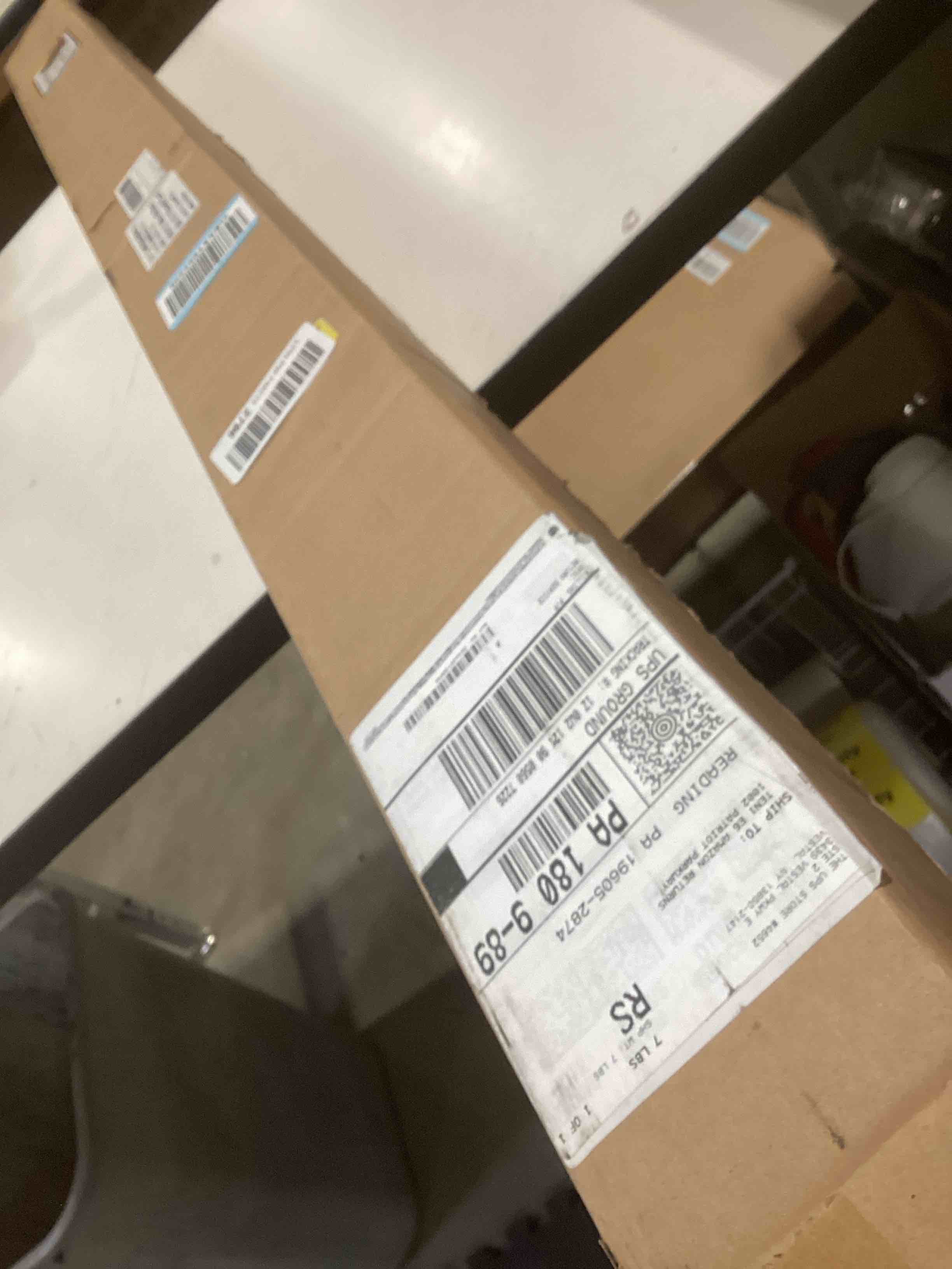 Condition photo showing Good Condition for myshade cordless blackout cellular shades for windows, honeycomb window shades with thermal insulation, child & pet safe room darkening shade, easy install,54" w x 72" h, white white 54"w x 72"h