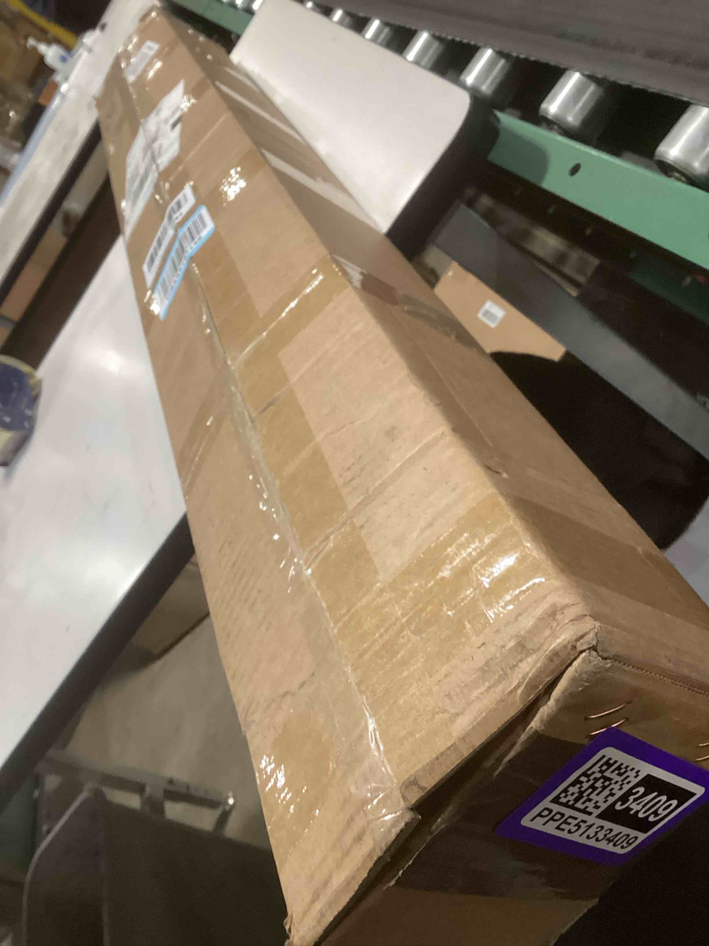 Condition photo showing Good Condition for double curtain rods tracks for windows, heavy duty slilent drapery rod rails with aluminum alloy brackets, modern drapery pole with finial for living room bedroom window (black, 145.6in/3.7m) black 145.6in/3.7m