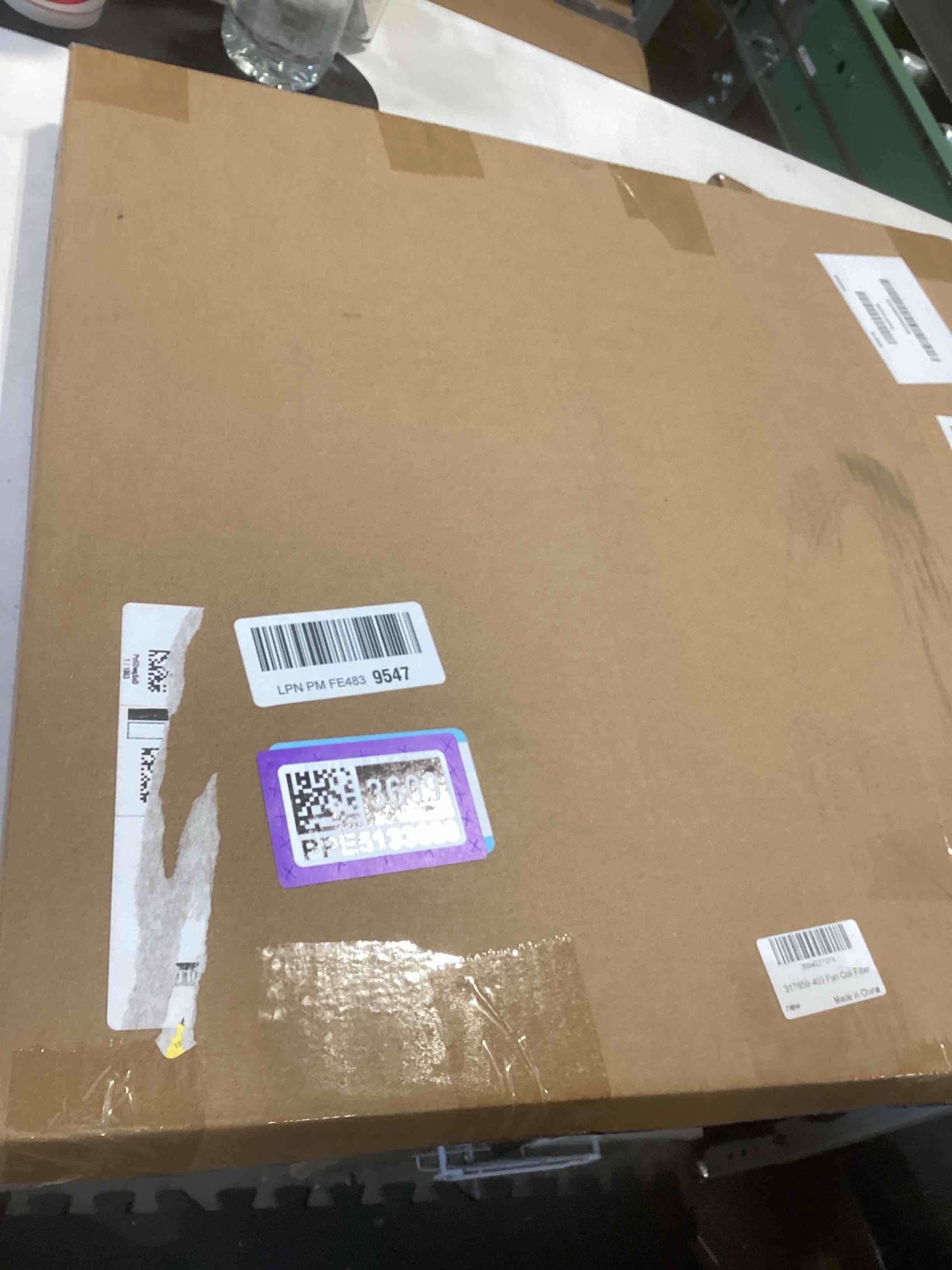 Condition photo showing Good Condition for 317659-403 fan coil filter compatible with bryant carrier payne trane hvac kfafk0312lrg (19.75 x 21.5 x 1),washable hog hair media filter in aluminum frame, 2 pack