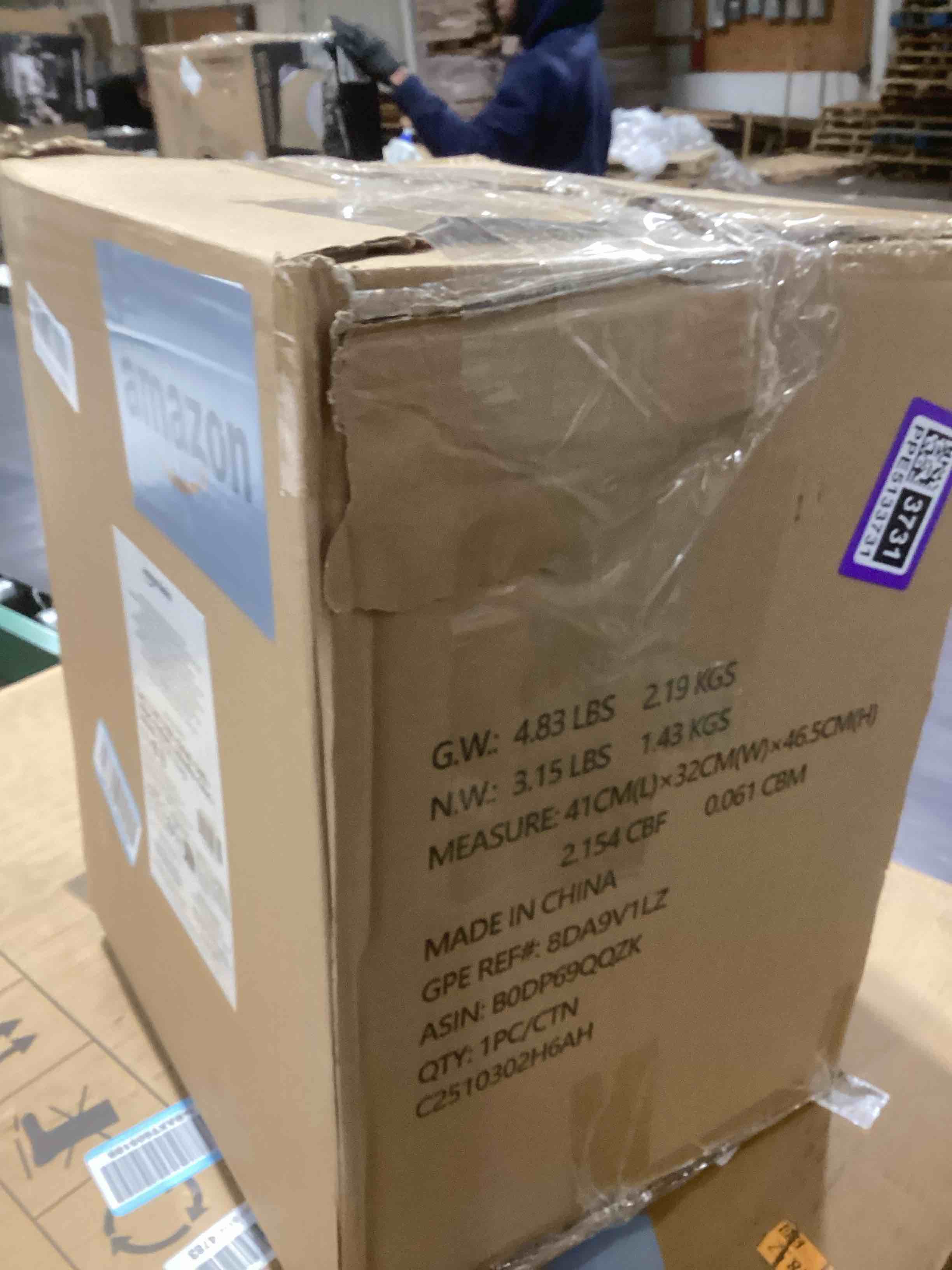 Condition photo showing As Is for amazon basics pet food storage container 40lbs 30lbs+10lbs 1