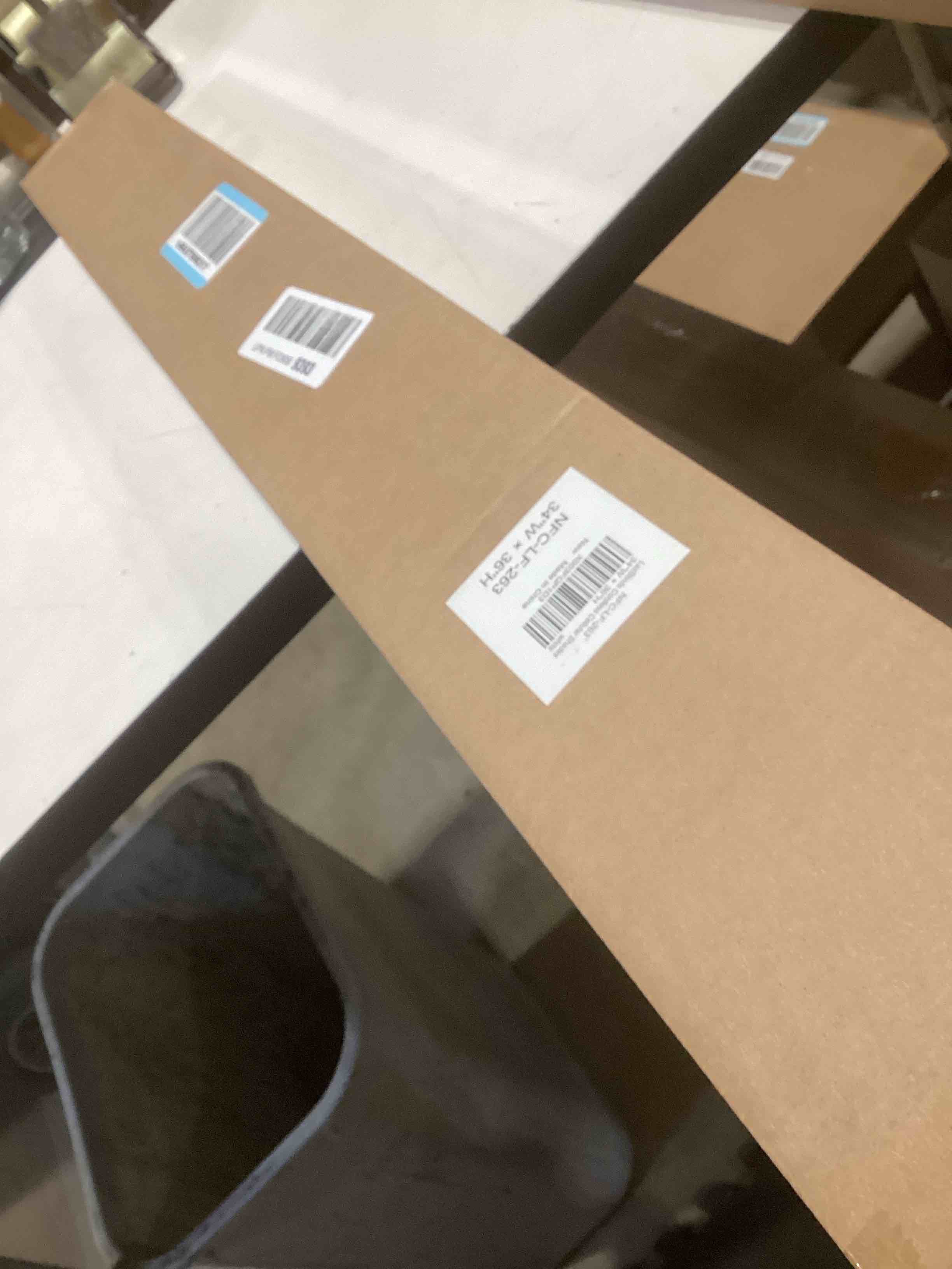 Condition photo showing Good Condition for lazblinds cordless cellular shades, no tools no drill light filtering honeycomb shades pleated blinds for windows, 34'' w x 36'' h, white light filtering-white 34'' w x 36'' h