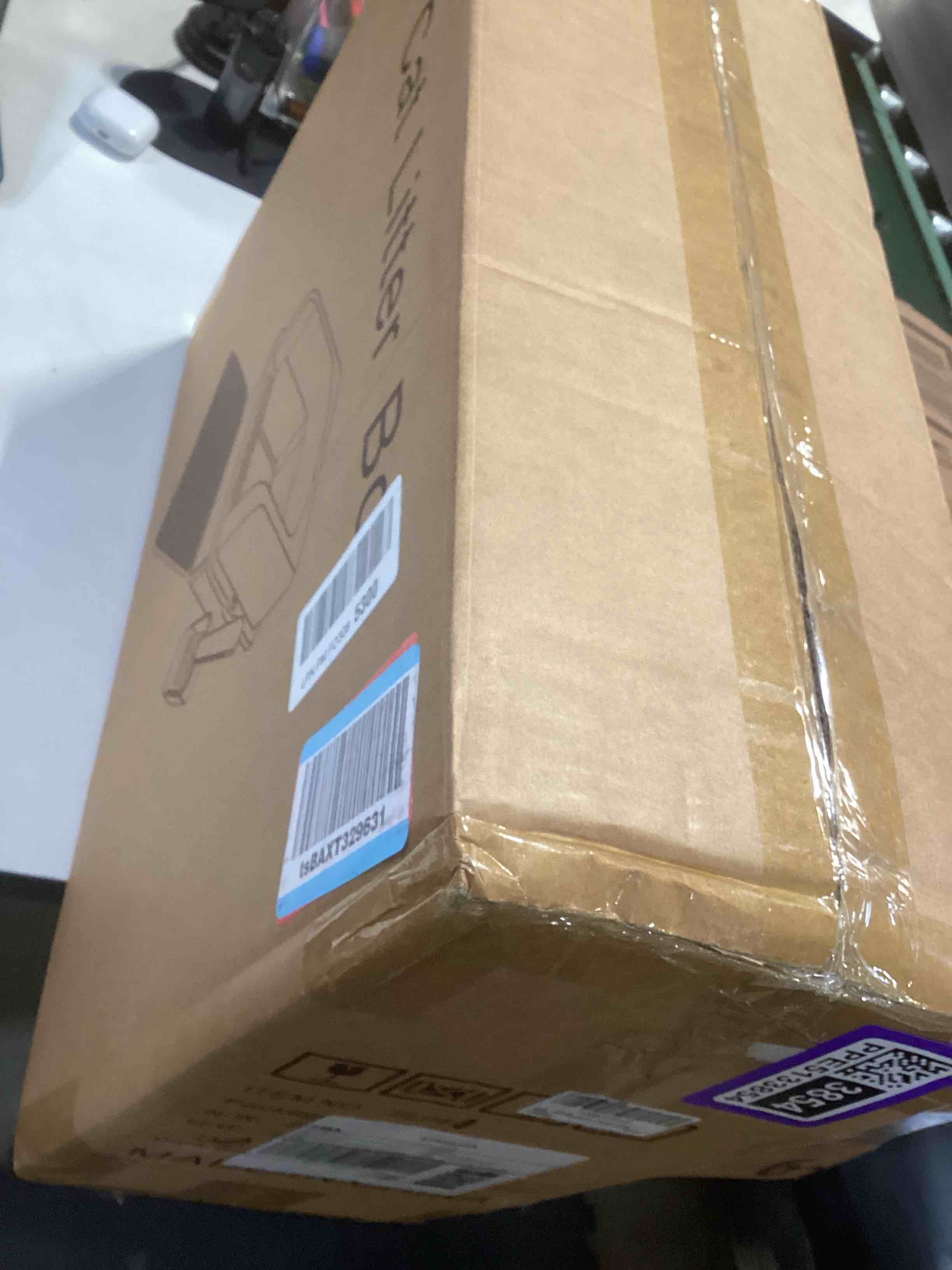 Condition photo showing Good Condition for stainless steel cat litter box with lid, 20" l x 14.2" w x11.8 h, large cat litter box for multiple cats with high sided, no-leak & stick, easy to clean, includes litter mat & multi functional scoop dark gray 20" l x 14.2" w x 11.8" h (1-pack)