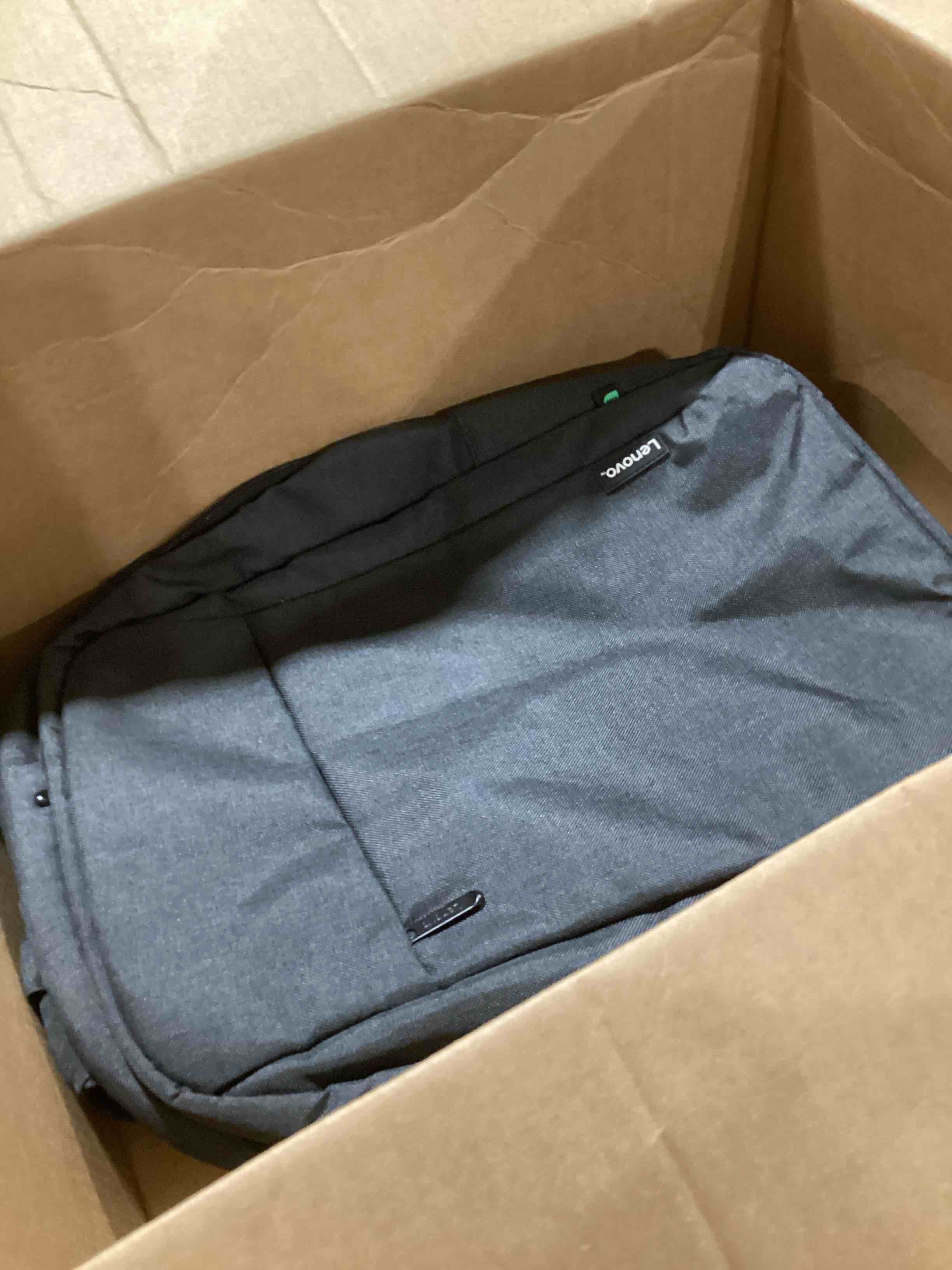 Condition photo showing New/Like New for lenovo 16” eco laptop backpack - b210 - travel pack for laptop or tablet, durable, water-repellent, made from recycled material, lightweight, sleek design for travel, business, casual backpack - black black 16 inch