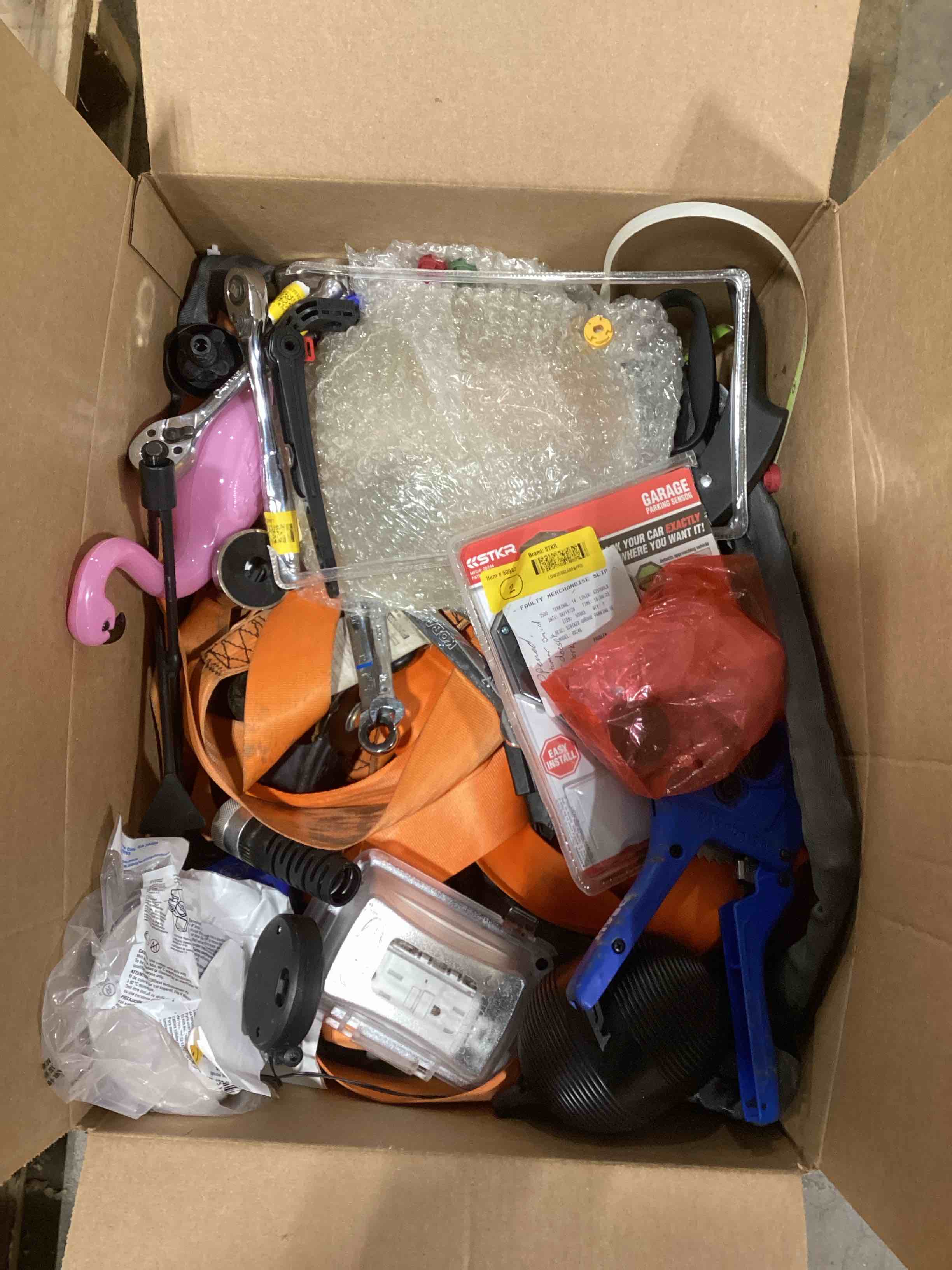 Condition photo showing As Is for misc warehouse house tools 