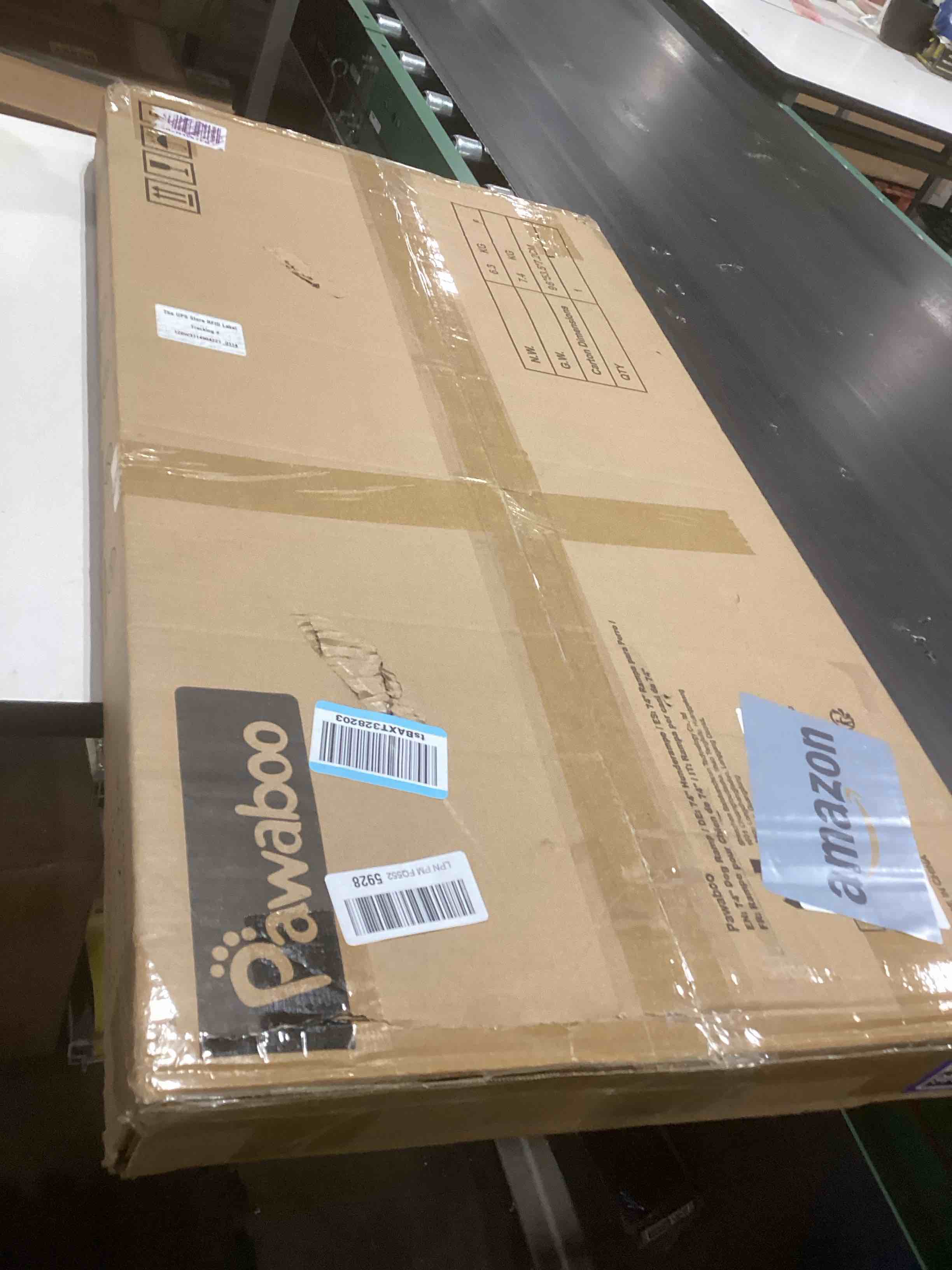 Condition photo showing Good Condition for 74'' l & 20'' w longest dog ramp for car - extra wide portable pet dog ramps for large dogs, dogs cars ramp for car suv/truck/rv/bed, lightweight ramps with non-slip mesh up to 250lbs, black