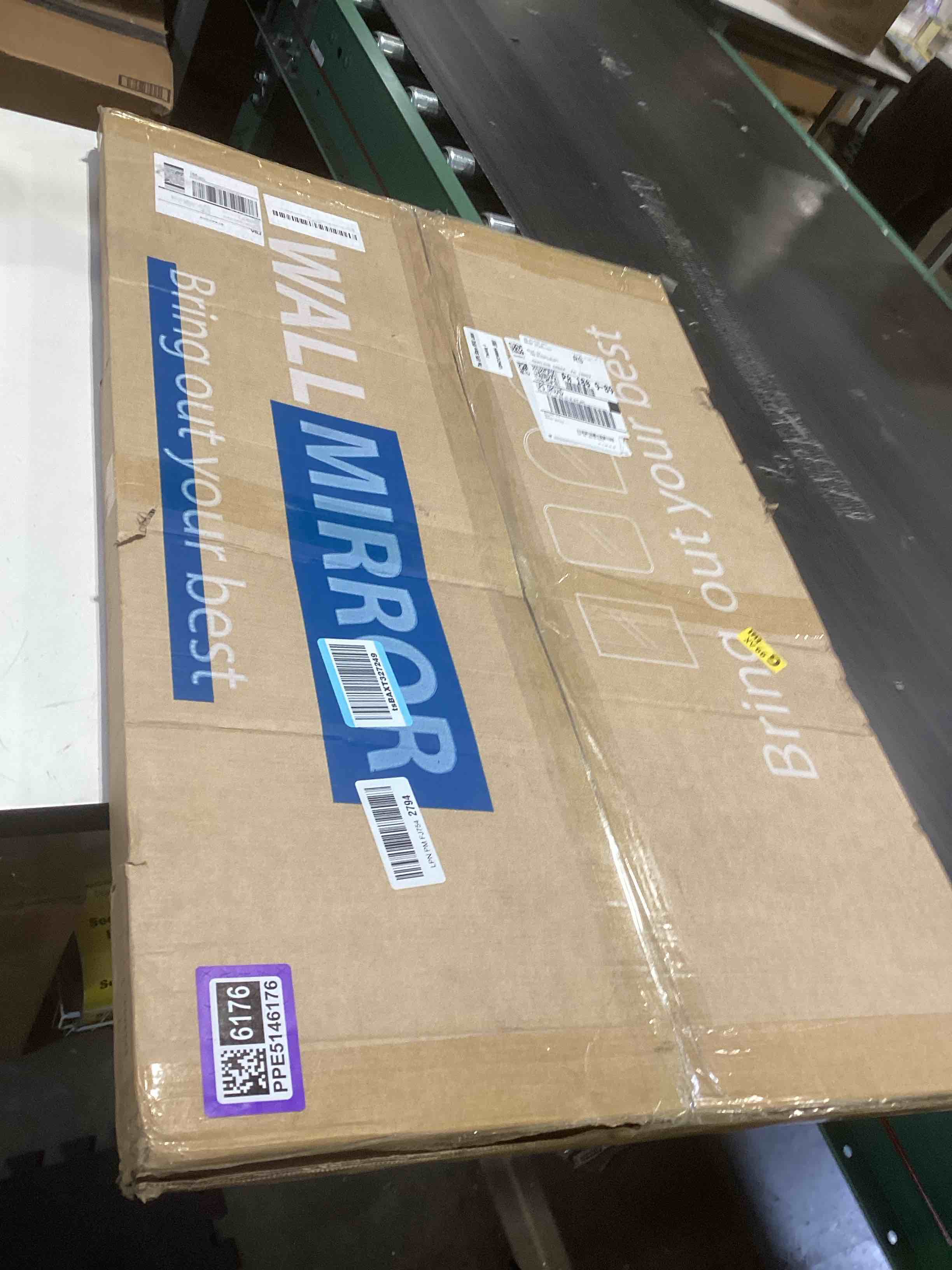 Condition photo showing Good Condition for similar to…oval led bathroom mirror, 22"x 36" frameless led mirror with front light and backlit, anti-fog, dimmable modern wall mounted lighted mirror?pill-shaped smart mirror bathroom 22"l x 36"w