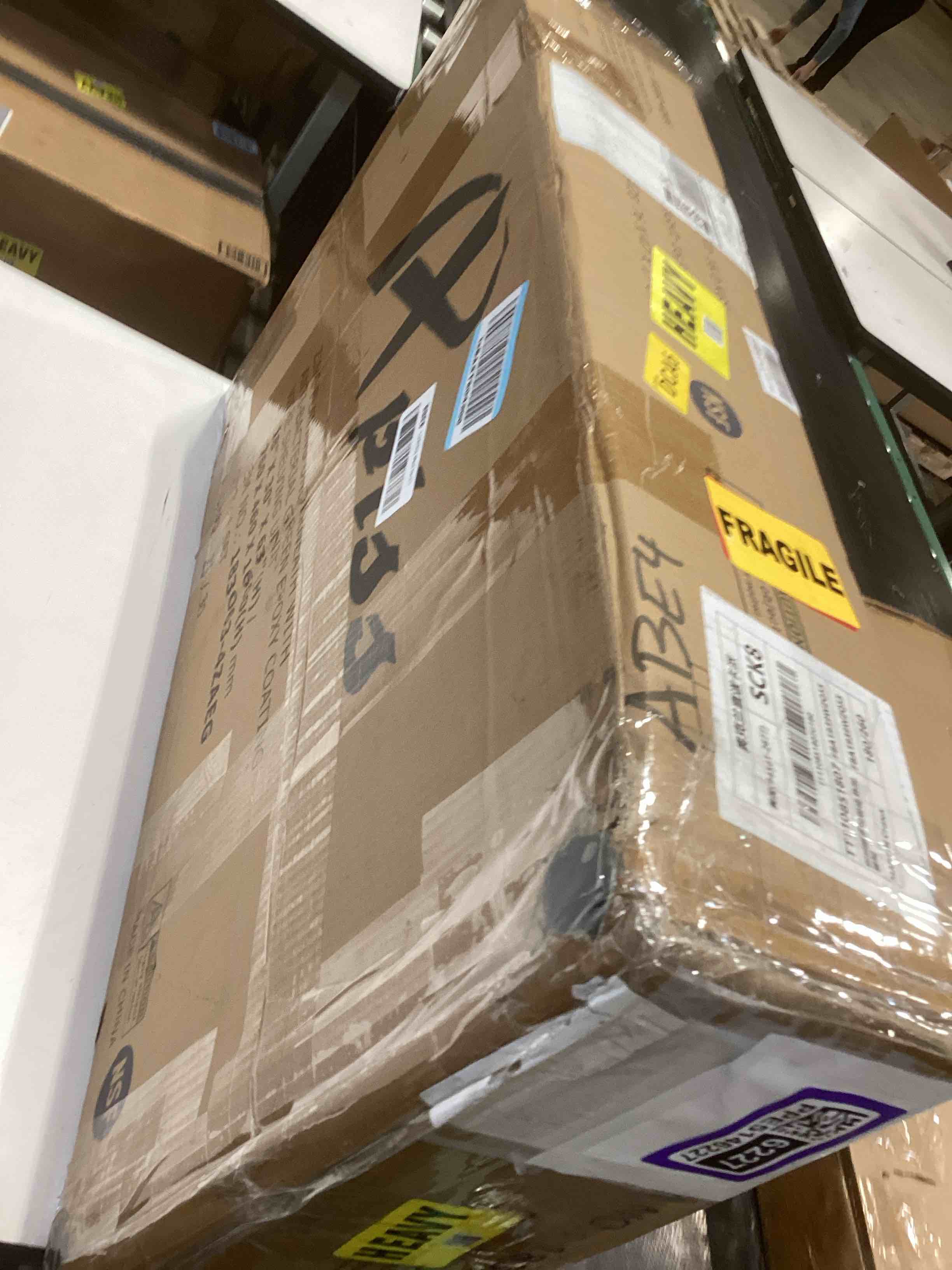 Condition photo showing Good Condition for aplss nsf 4-tier green-epoxy storage shelves, 18"x30"x63", moist&dry environments, commercial heavy duty steel wire shelving unit, 800lbs per shelf, walk-in cooler&freezer kitchen