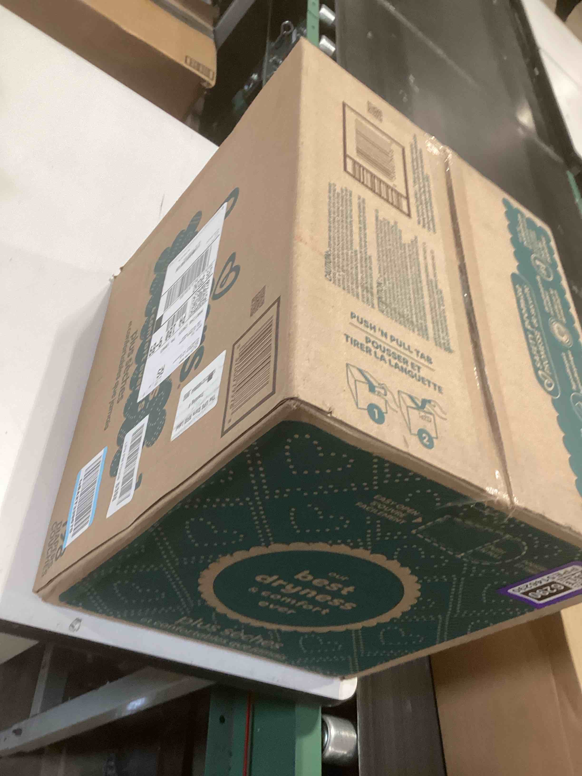 Condition photo showing New/Like New for pampers swaddlers diapers, size 1 (8-14 lbs), 198 count, absorbent, keeps baby dry and comfortable, skin safe disposable baby diaper (packaging may vary) size 1 198