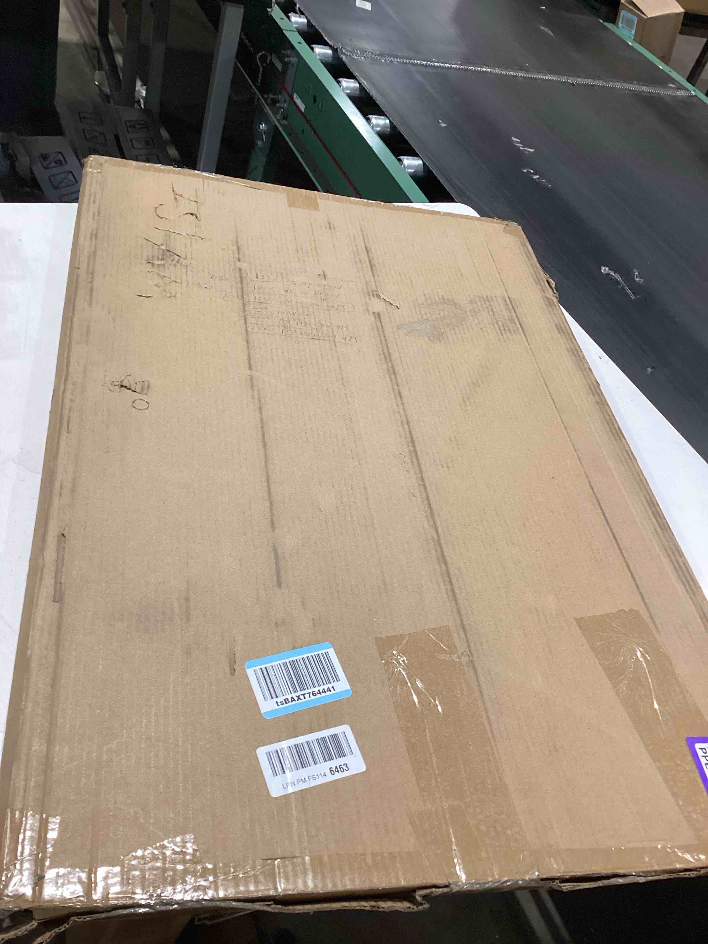 Condition photo showing As Is for upsimples 24x36 poster frame gold 3 pack, scratch-proof picture frames 24 x 36 for photo gallery - slide-in strips, horizontal or vertical wall mounting gold 24x36