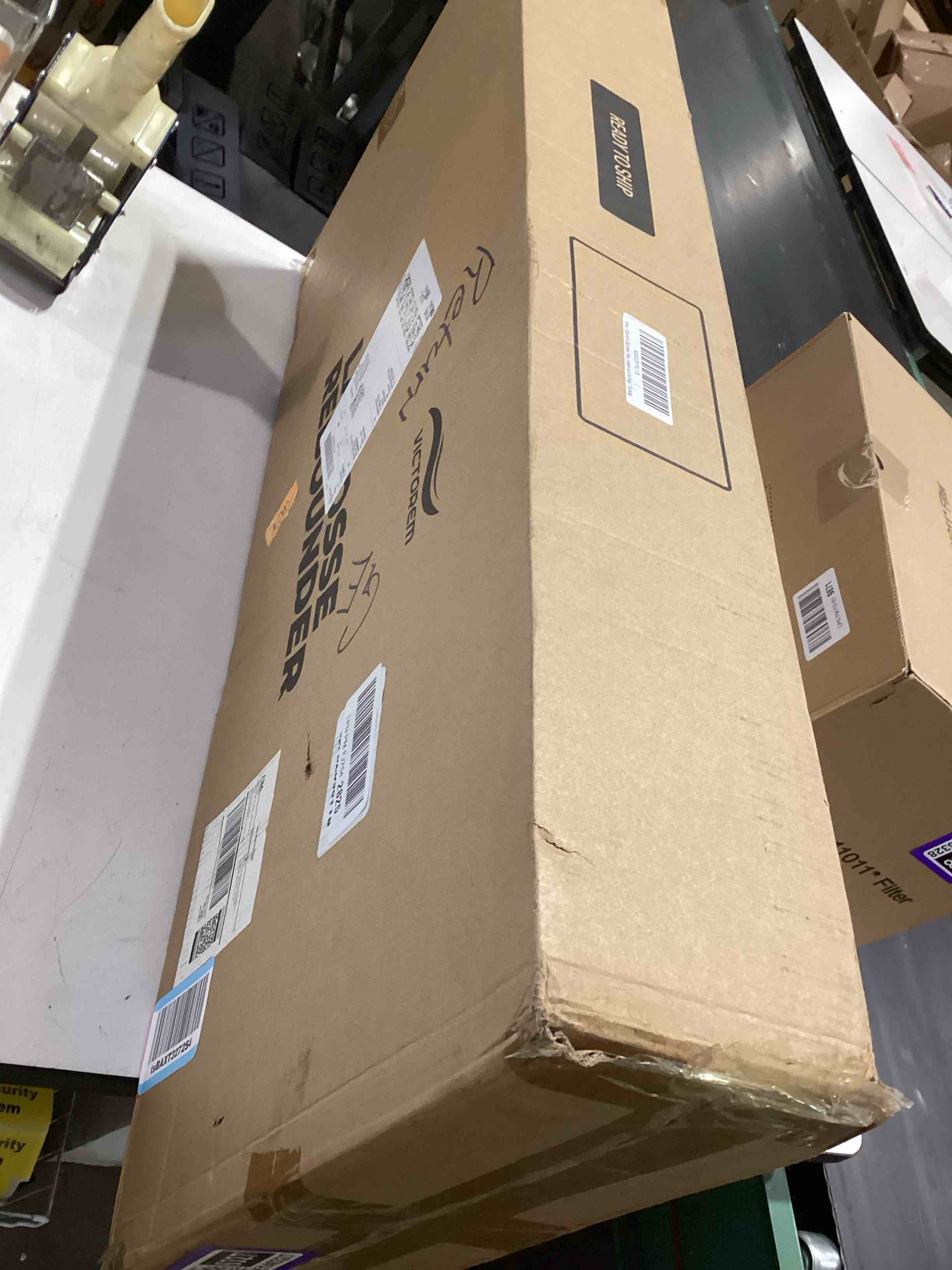 Condition photo showing Good Condition for victorem lacrosse rebounder for backyard - 6x4 ft. volleyball rebounder, bounce back net with 5 rebound angles - rebound net for lacrosse, baseball, tennis & softball training