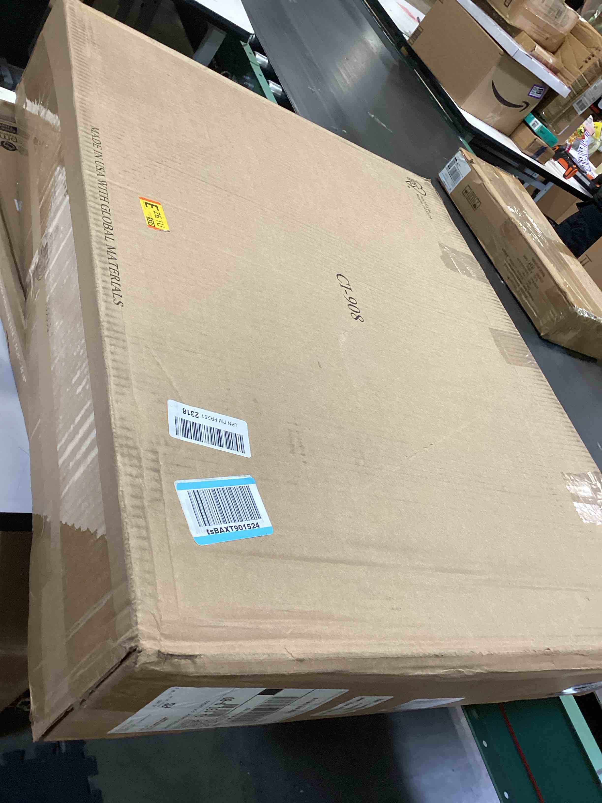 Condition photo showing Good Condition for iris usa dog playpen 34" tall dog playpen indoor – 8-panel puppy playpen with door, 63 x 63 x 35, extra tall dog play pen indoors for large dogs, plastic pet playpen, indoor dog pen, black 8 panel - 34" h black