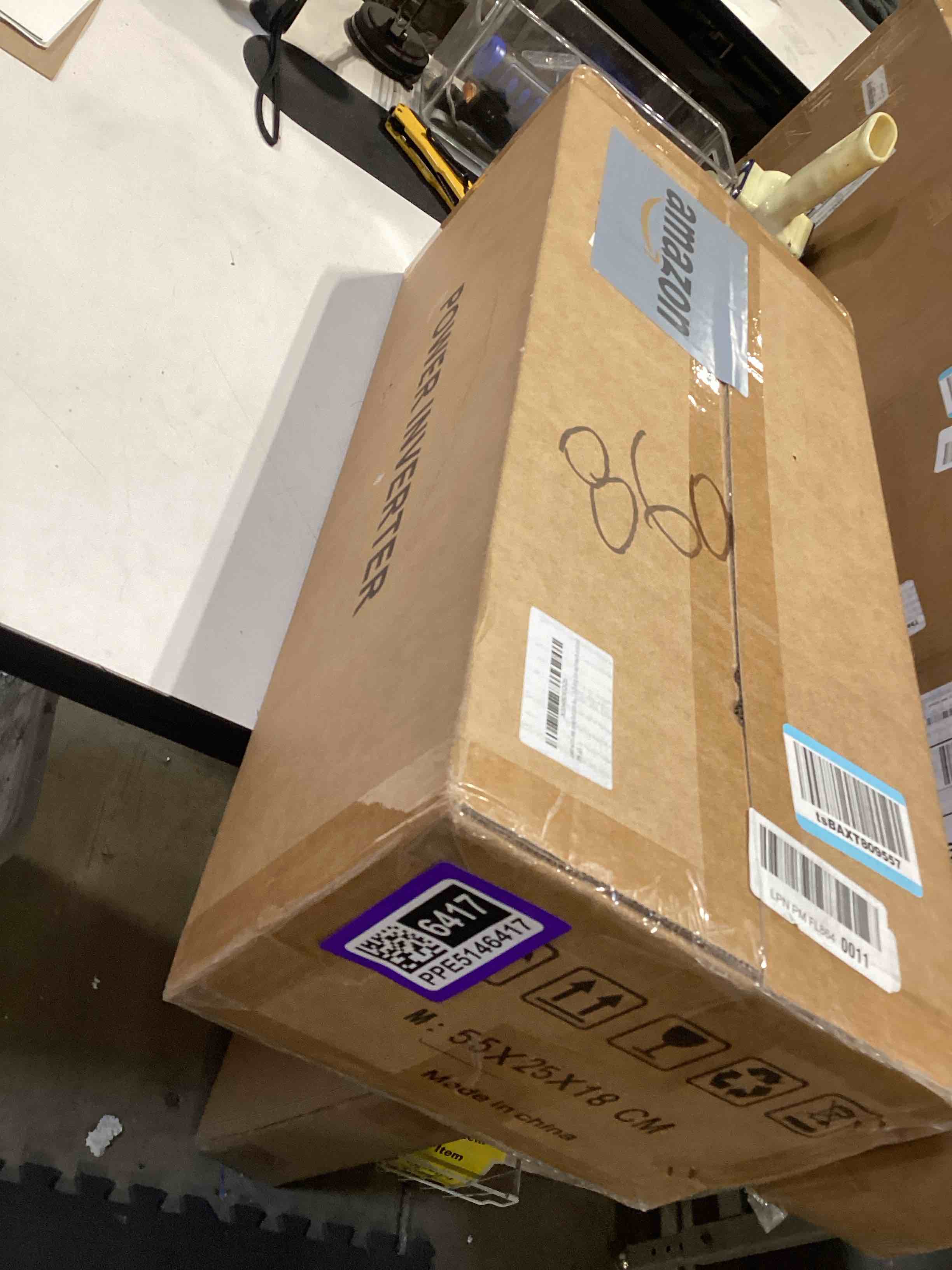 Condition photo showing Good Condition for not tested….2000 watt sump pump backup battery system, automatic switchover to battery inverter power, professional backup system in case of power failure, pure sine wave output remote controller with lcd screen ups-2000