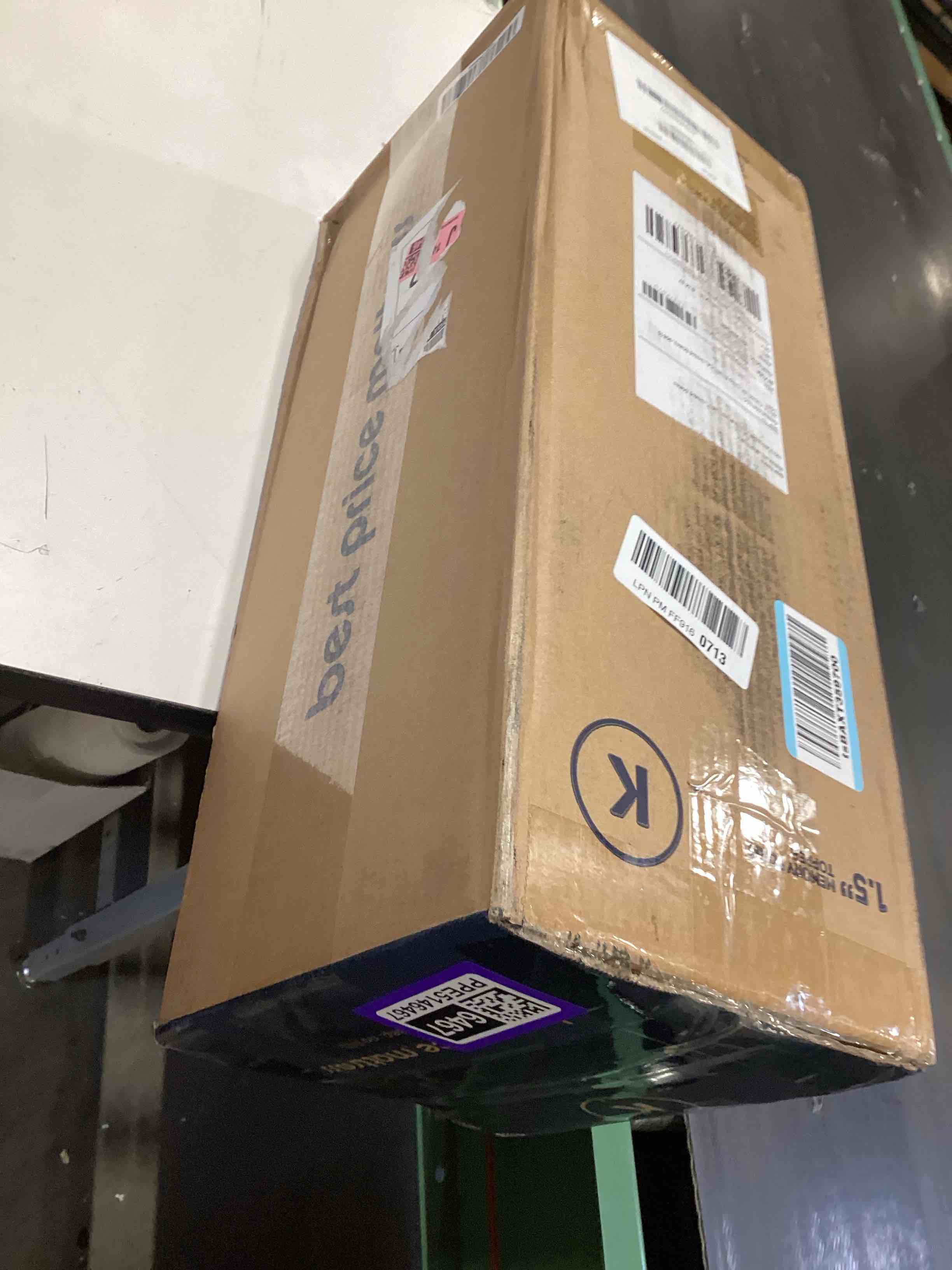 Condition photo showing New/Like New for best price mattress 1.5 inch ventilated memory foam mattress topper, cooling gel infusion, certipur-us certified, dorm essentials, king king 1.5 inch