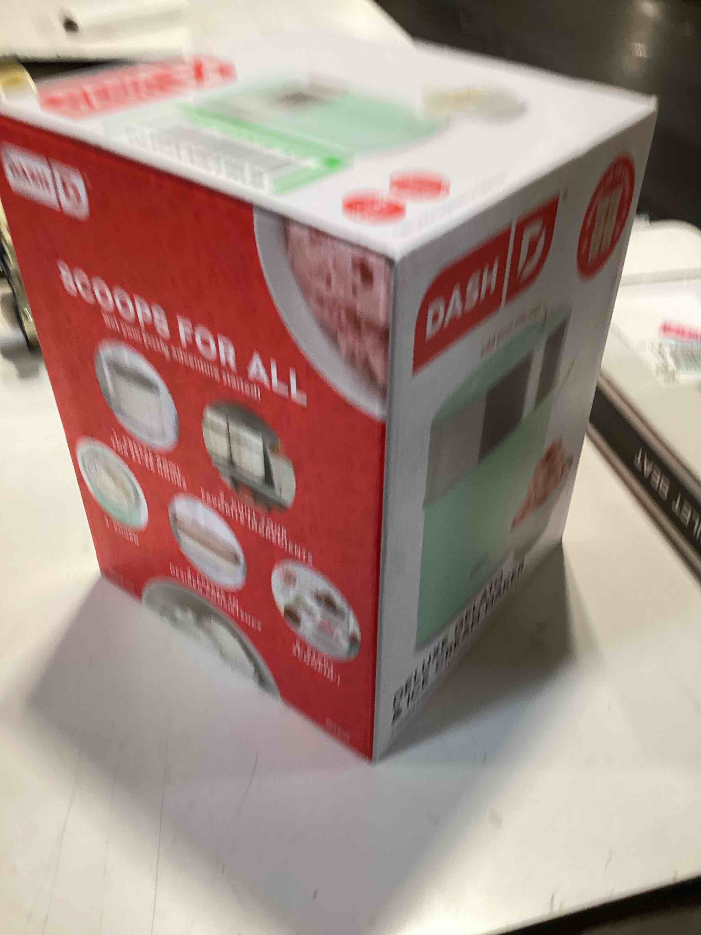 Condition photo showing Good Condition for dash deluxe gelato & ice cream maker - homemade dessert maker with one-touch churning - space-saving design & easy to clean - 2 quarts, aqua 2 quart aqua