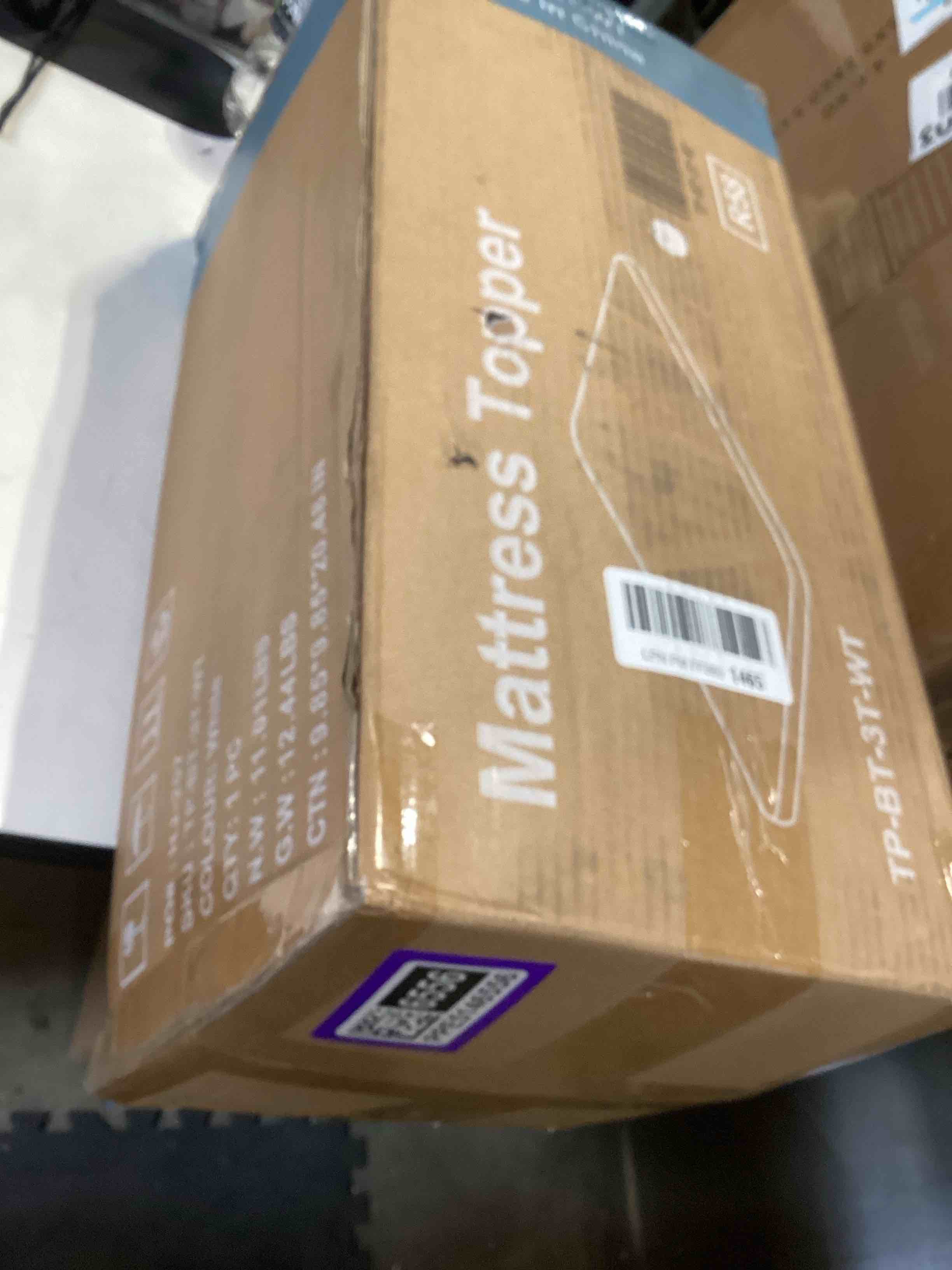 Condition photo showing Good Condition for sweetcrispy memory foam mattress topper full with removable soft cover, 3 inch thick gel infused cooling toppers pad for full size bed, sleeper sofa, rv, camper, certipur us certified 3 in & fabric cover twin