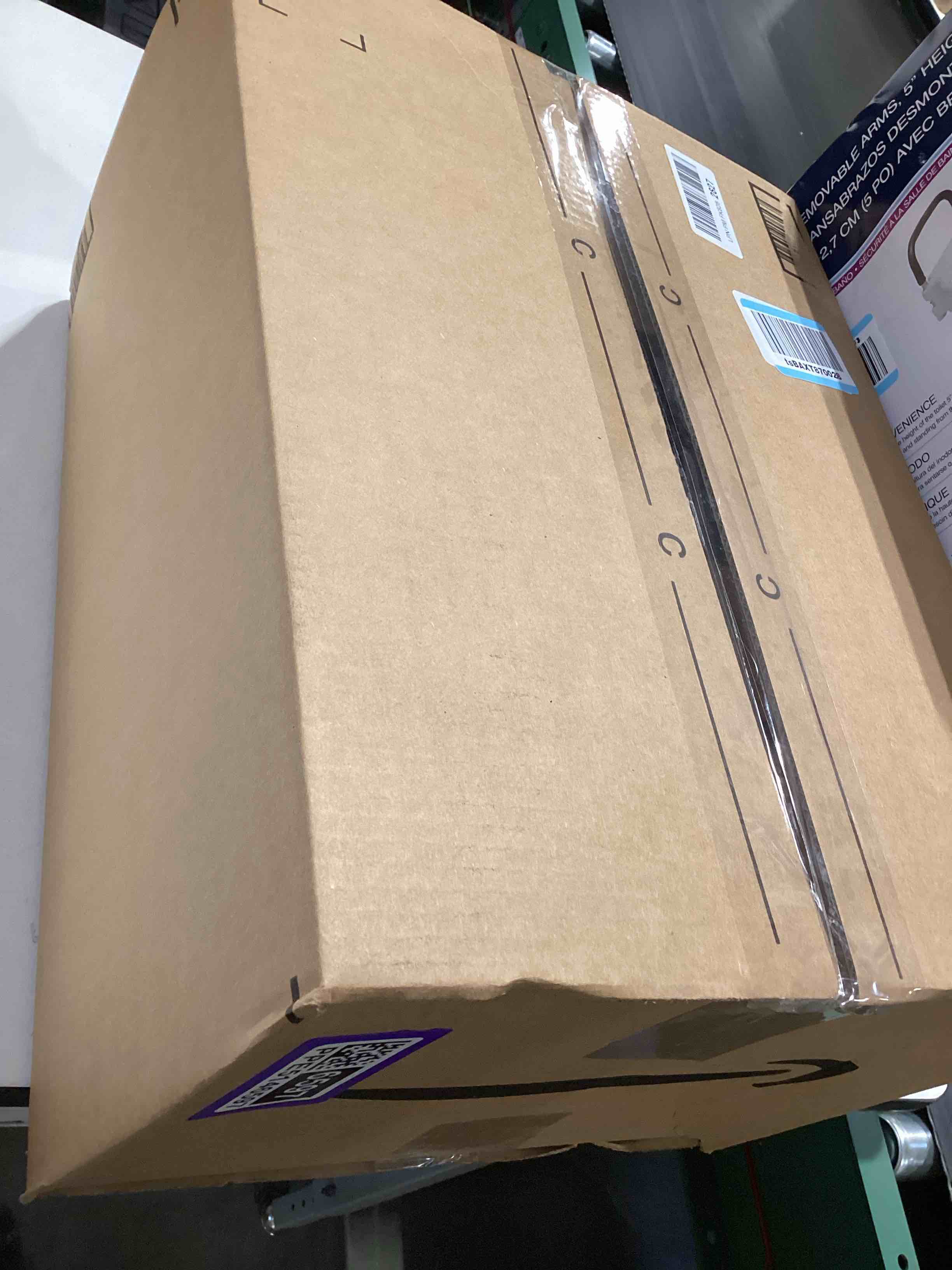 Condition photo showing Good Condition for love's cabin seersucker burlwood king size comforter set, 7-piece all season lightweight bed in a bag bedding set with comforter, flat sheet, fitted sheet, pillowcases and shams | soft, breathable, lightweight burlwood king (102"x90")