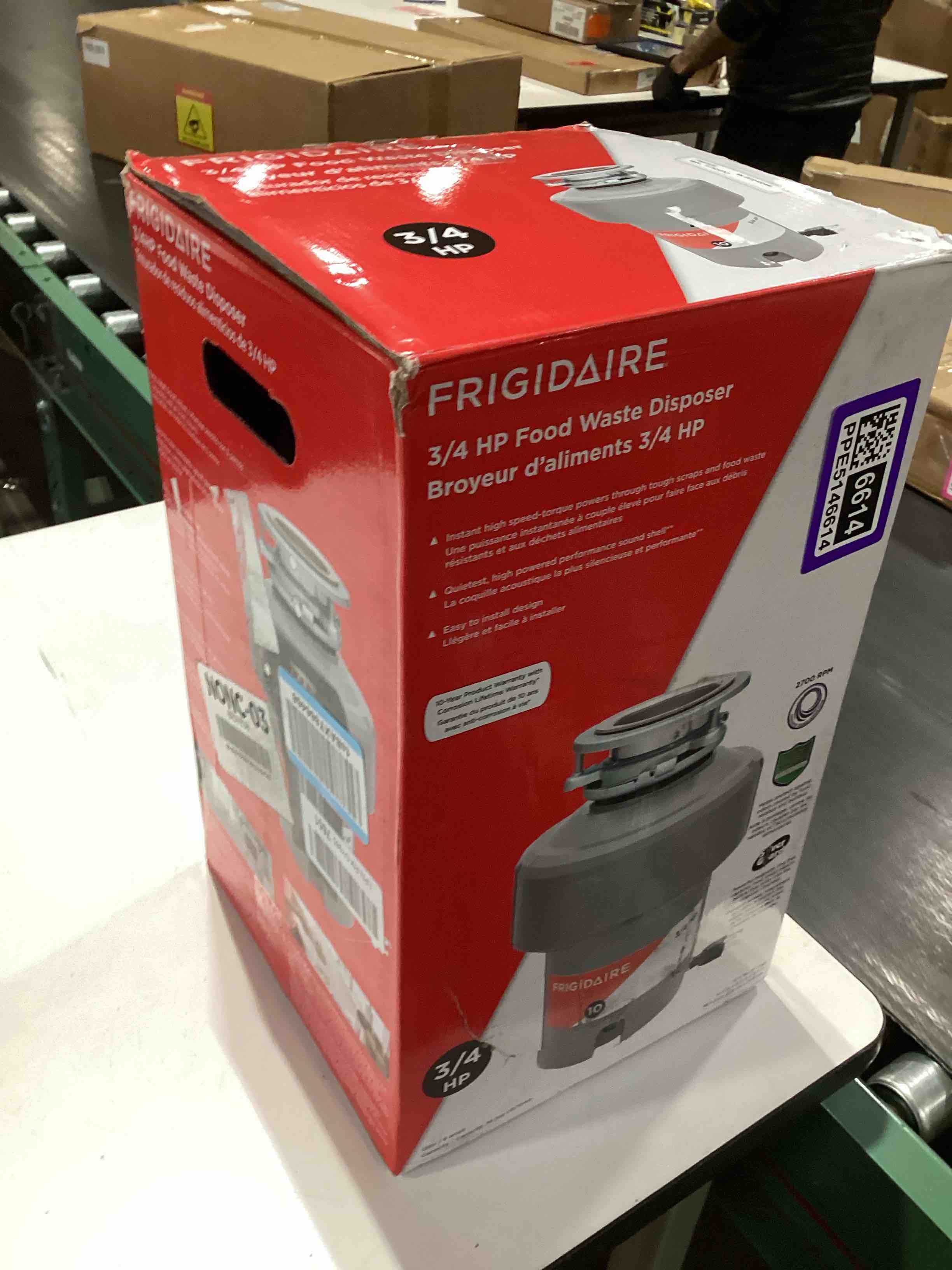 Condition photo showing Good Condition for frigidaire 3/4 hp corded garbage disposal for kitchen sinks | ff75dispc1