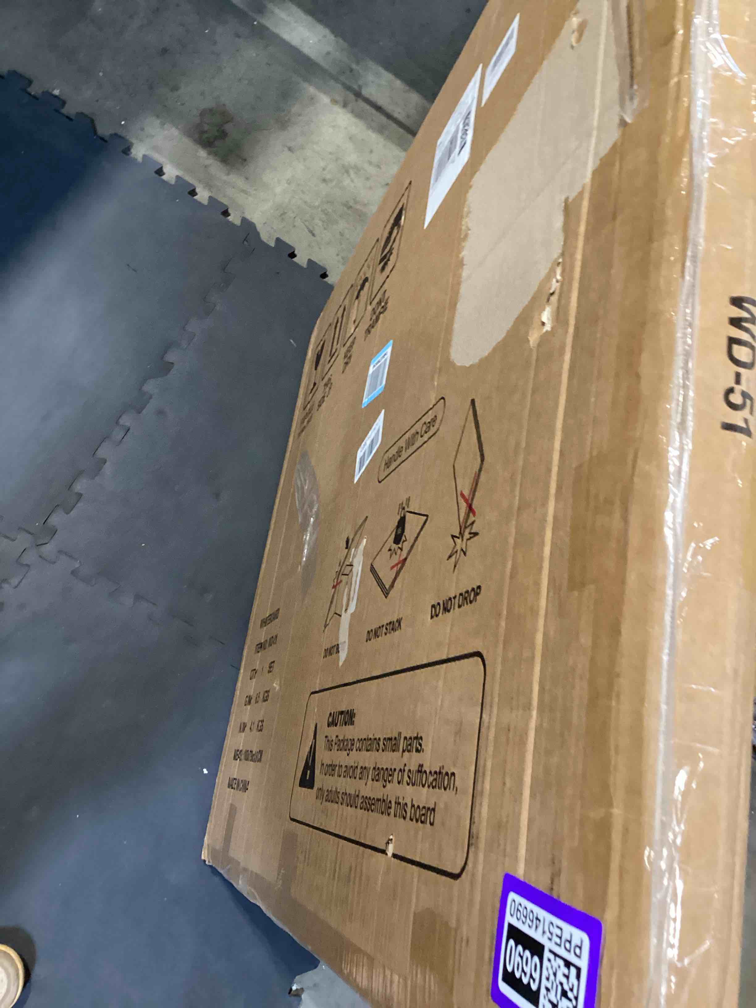 Condition photo showing Good Condition for 60x36 inch large magnetic dry erase whiteboard for wall - premium aluminum frame, heavy duty office home school white board with marker & eraser (easy install, durable surface) white silver 60"w x 36"h