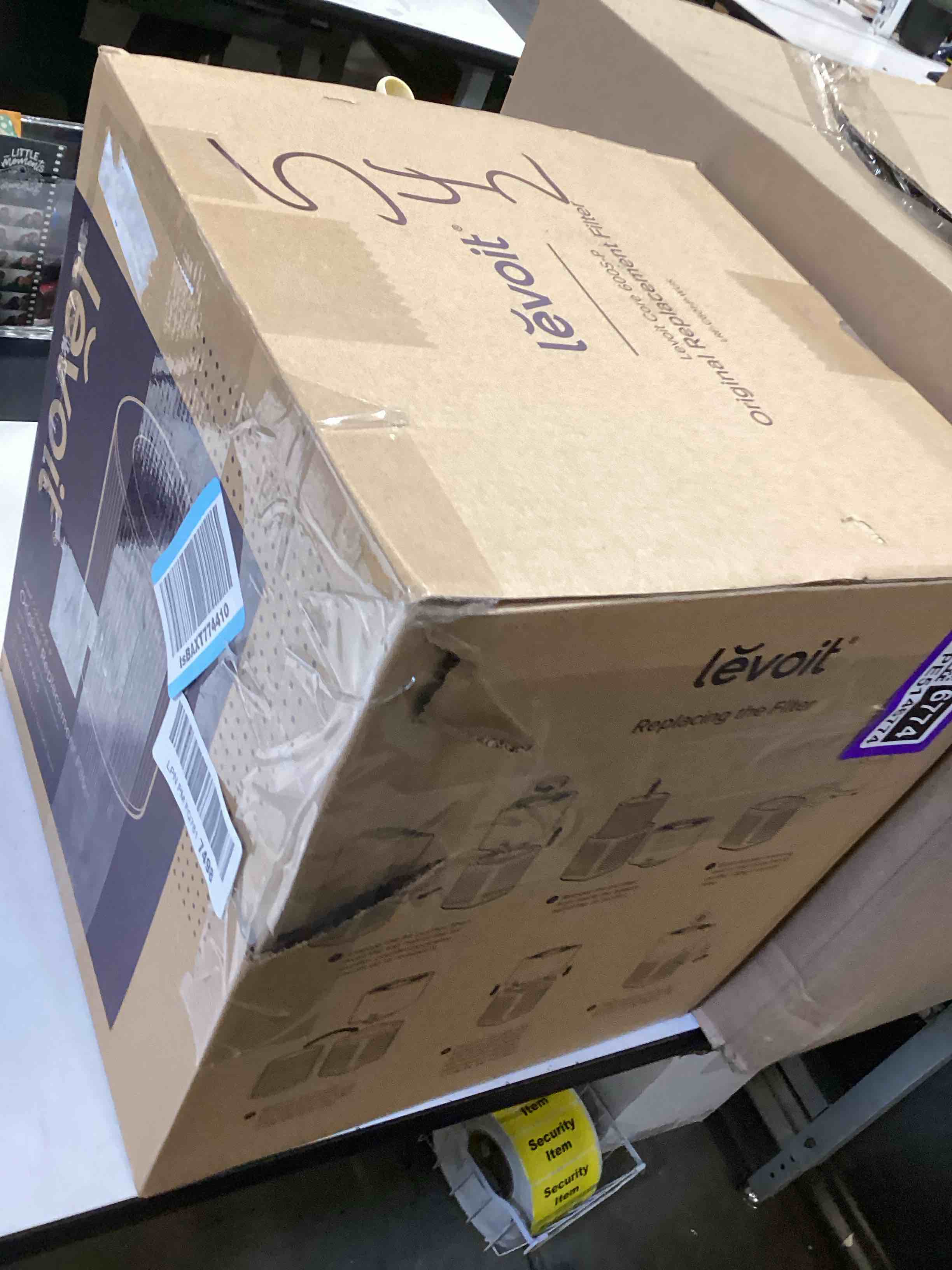Condition photo showing Good Condition for levoit core 600s-p replacement filter, genuine core 600s-rf air purifier filters, supports hepa sleep mode, high-efficiency activated carbon for removal of smoke, odor, allergens, pollen, 1 pack original filter