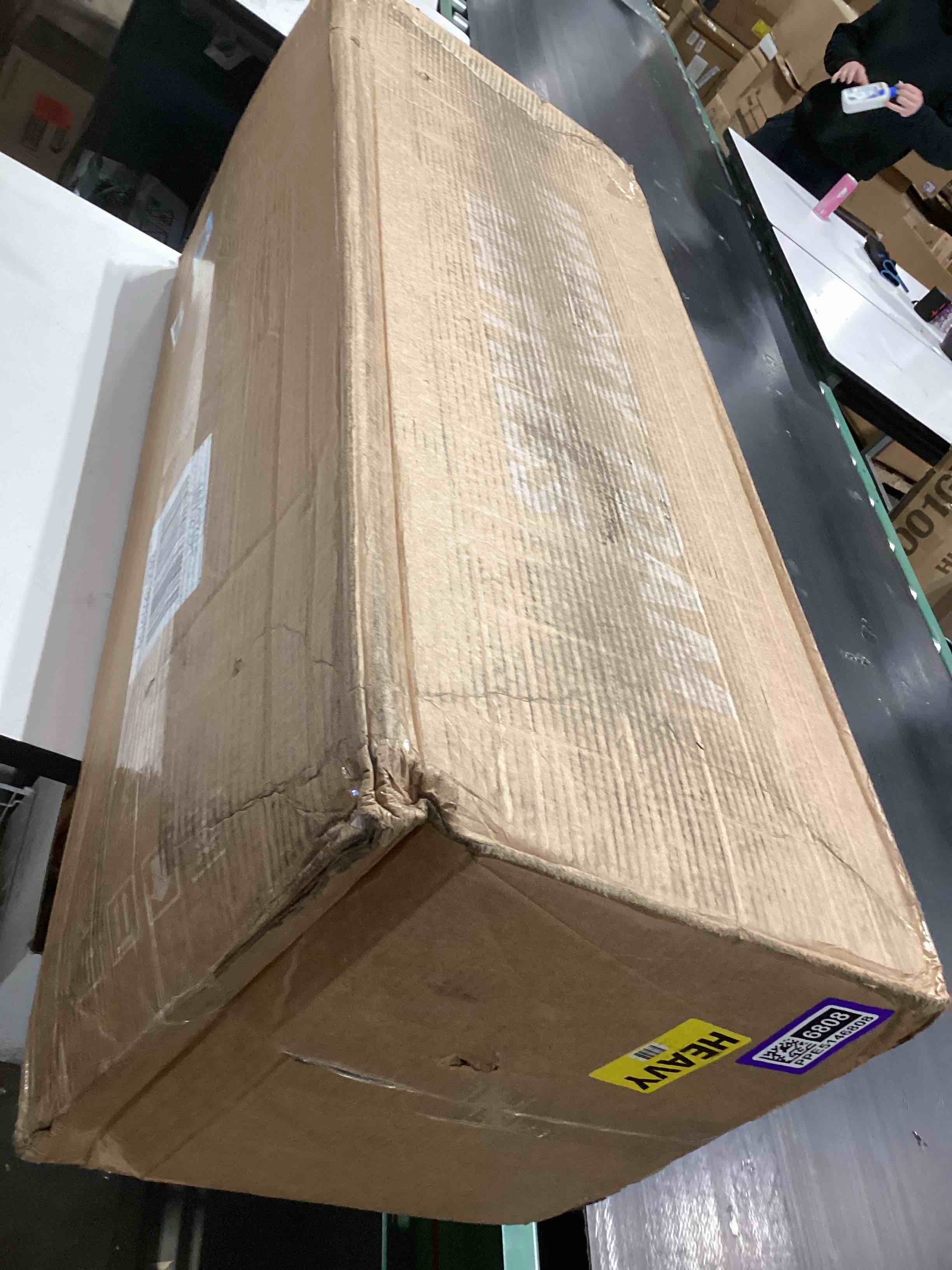 Condition photo showing Good Condition for egohome full size memory foam mattress, 10 inch bed mattress in a box with cooling green tea gel, relieve pressure with medium firm support, certipur-us certified, 75''l x 54''w, white 10 inch full