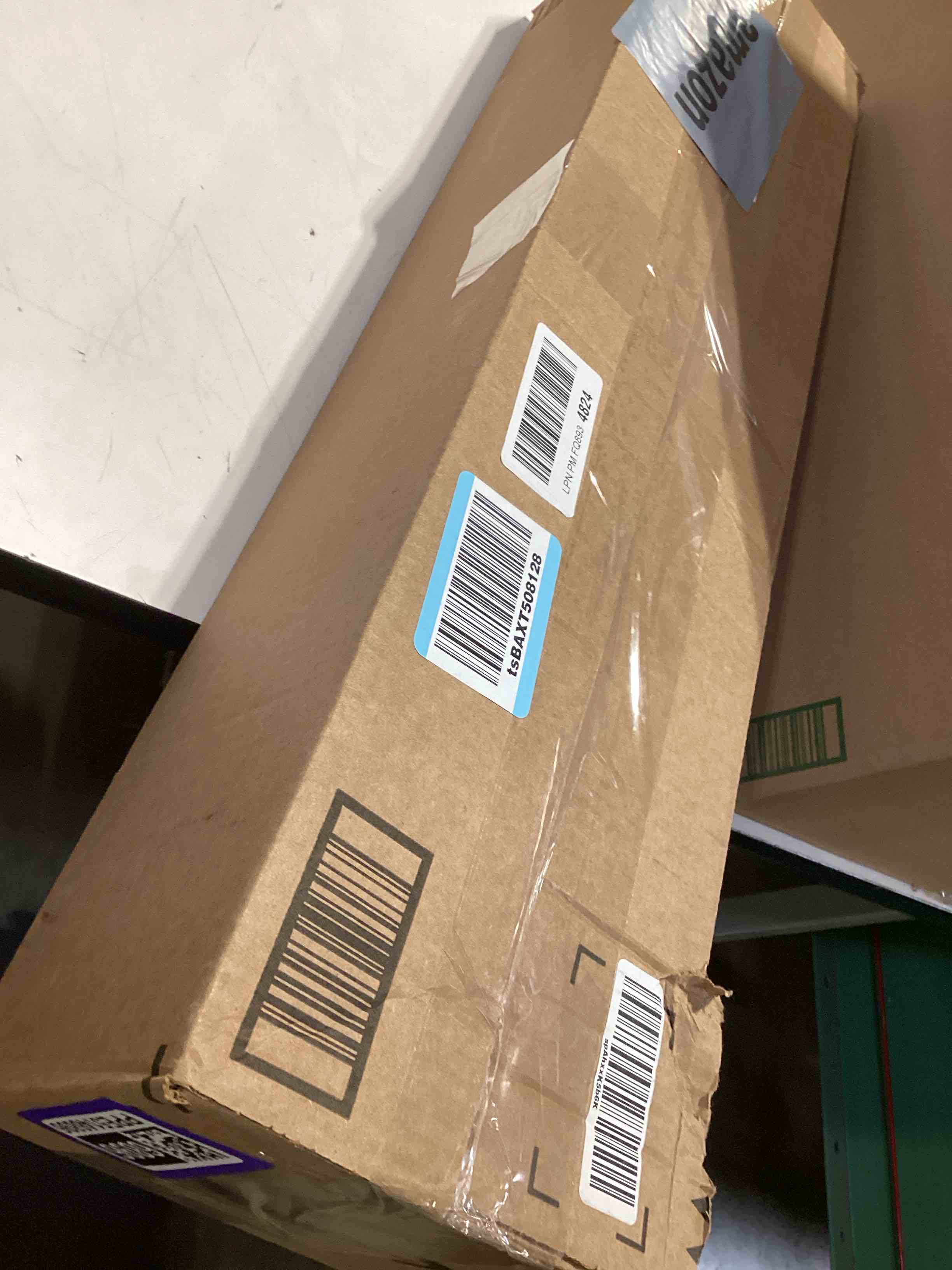 Condition photo showing Good Condition for necaux custom 24 x 47.3 inch clear table cover protector, 1.5mm thick plastic scratch resistent heavy duty desk pad mat non-slip tablecloth protector for coffee table, sofa table, media stand 24" x 47.3" clear 1.5mm