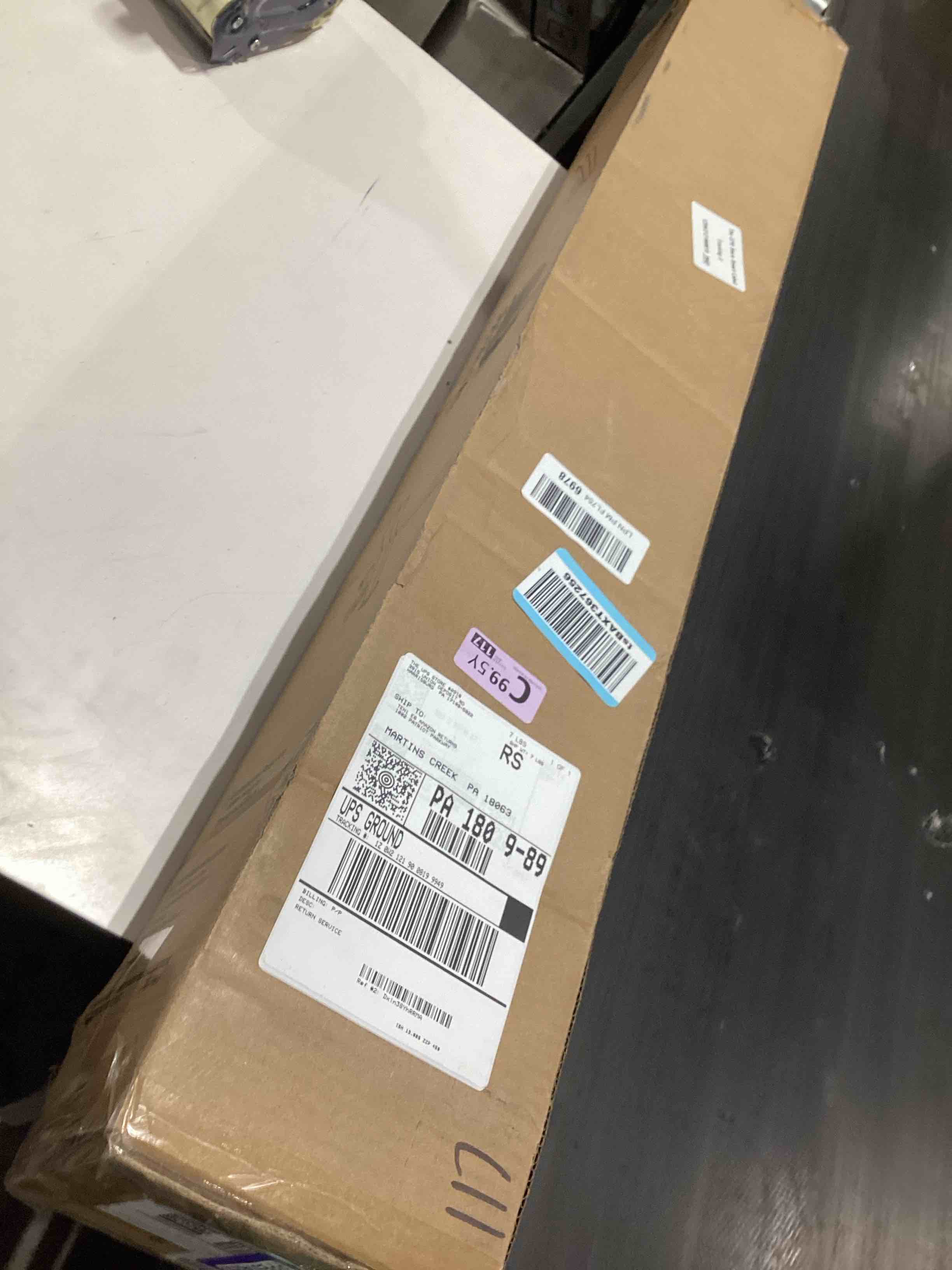 Condition photo showing Good Condition for 3 in. x 3 in. heavy duty aluminum railing post supports up to 800lbs, porch and deck railing post with aama2604 powder coating, ibc compliant and certified, textured black (39 in. height) 39 in. height post post