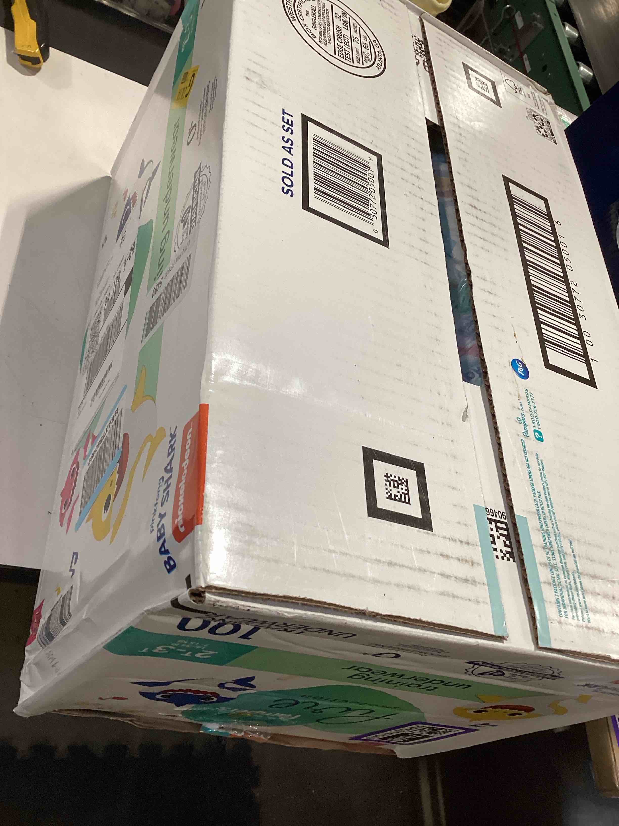 Condition photo showing Good Condition for pampers pure protection training underwear, unisex, size 2t3t, 100 count, premium, hypoallergenic, soft, absorbent 2t-3t 100
