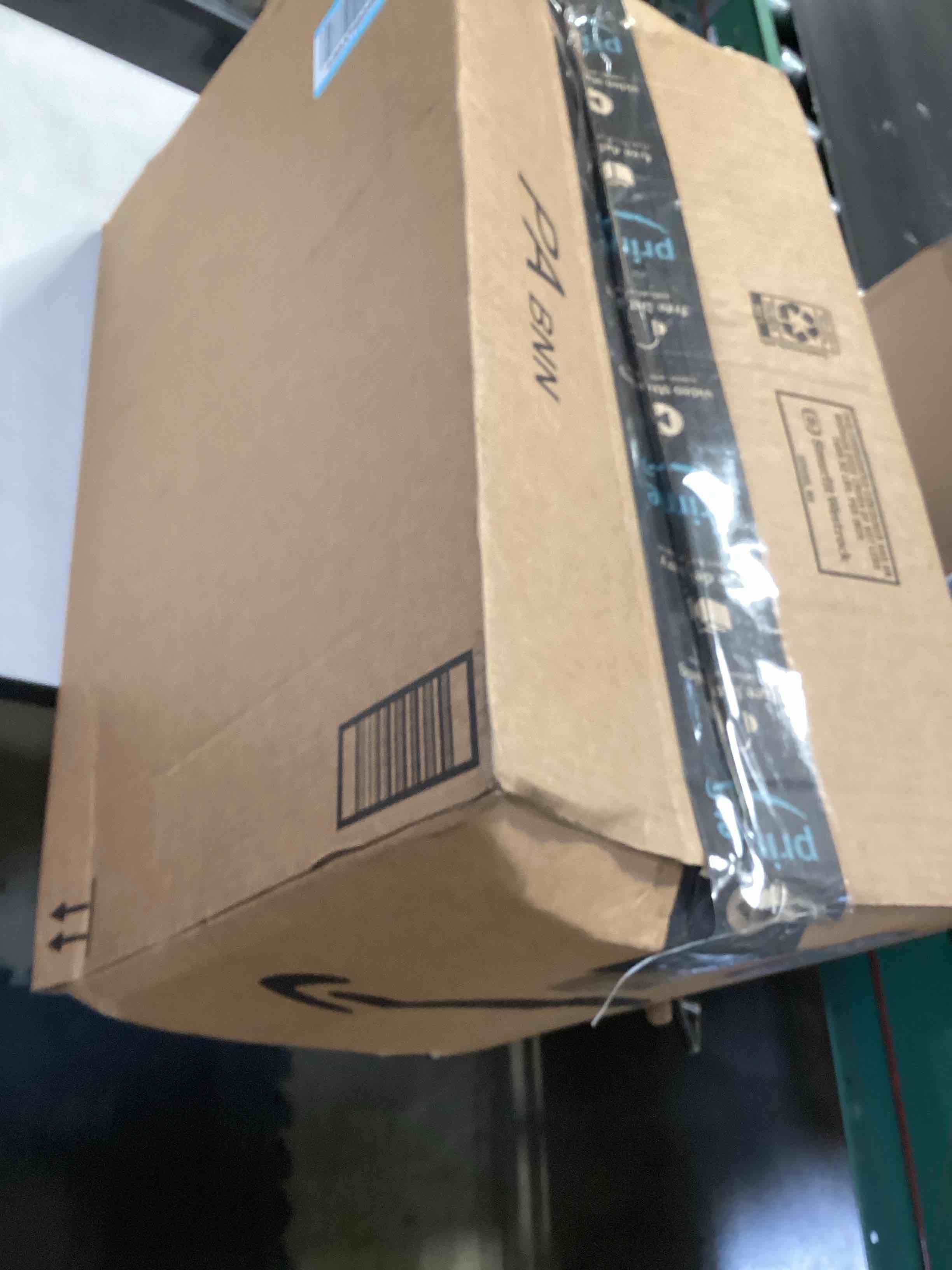 Condition photo showing As Is for franklin sports blackhawk backyard soccer goal - portable pop up soccer nets - youth + adult folding indoor + outdoor goals - multiple sizes + colors 4' x 3' optic yellow