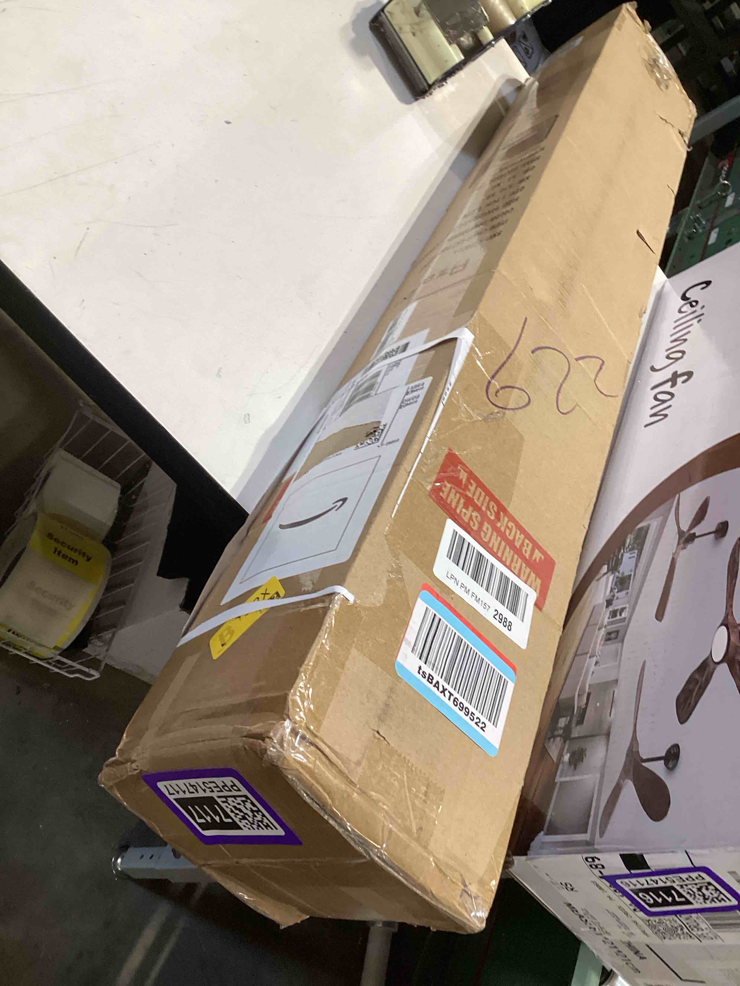 Condition photo showing Good Condition for azadx clear office chair mat for low, standard and no pile carpeted floors, plastic computer desk chair mat on carpet for easy rolling, durable carpet protector mat (36 x 48'' rectangle) 36" x 48'' for carpet